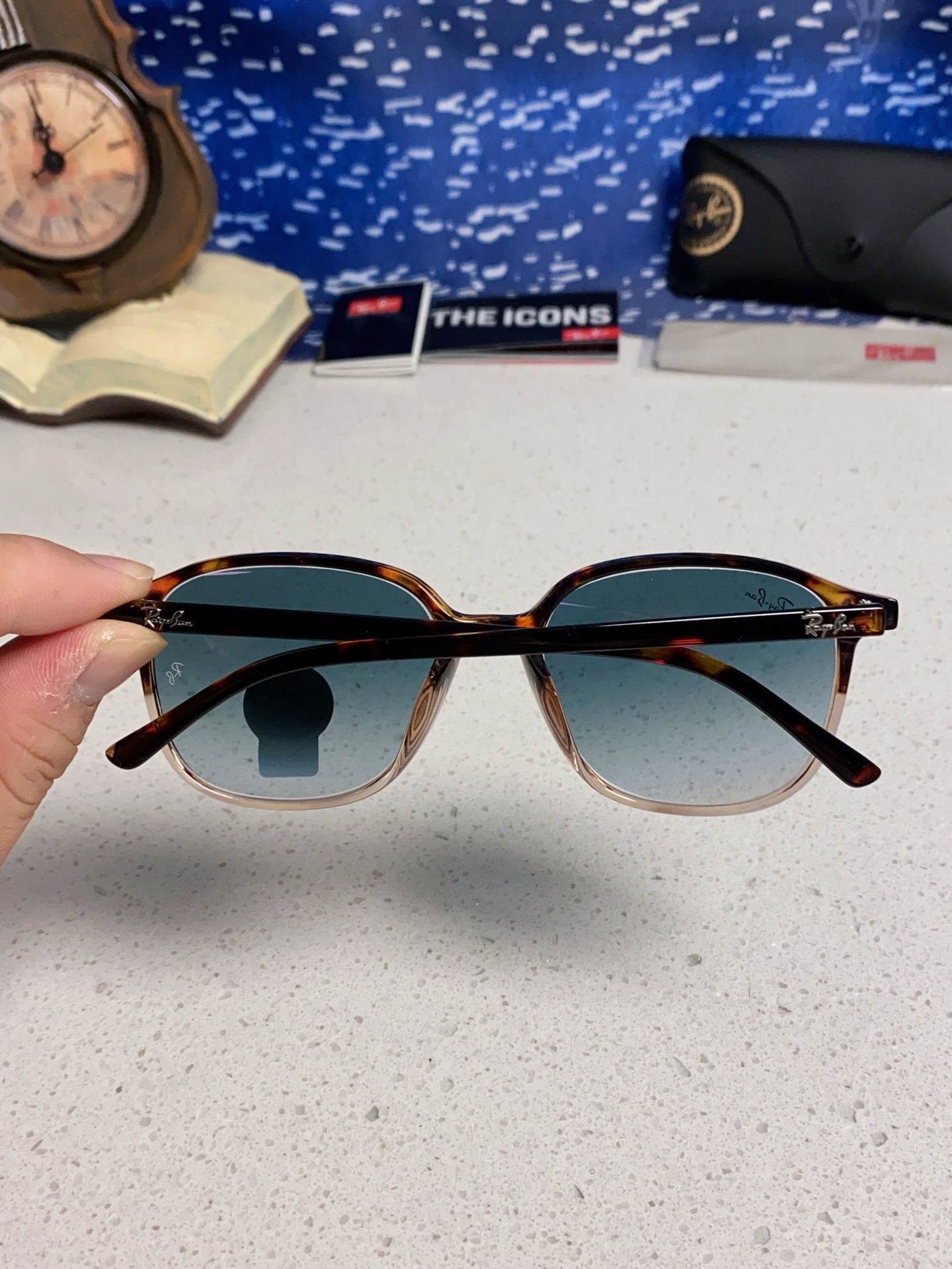 RayBan雷朋 潮牌 复古时尚潮流防紫外线太阳镜 水晶玻璃镜片 RB2193