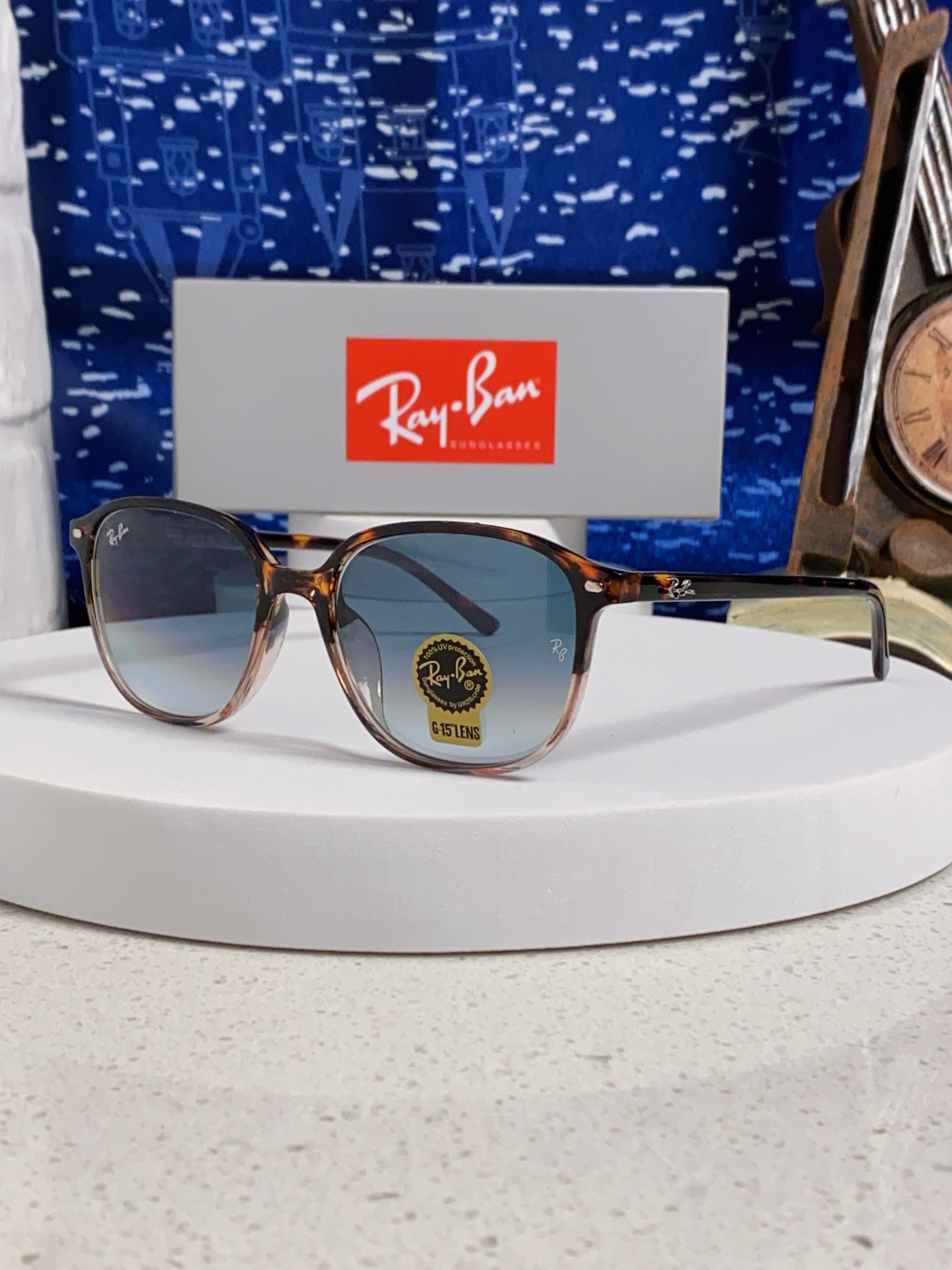 RayBan雷朋 潮牌 复古时尚潮流防紫外线太阳镜 水晶玻璃镜片 RB2193