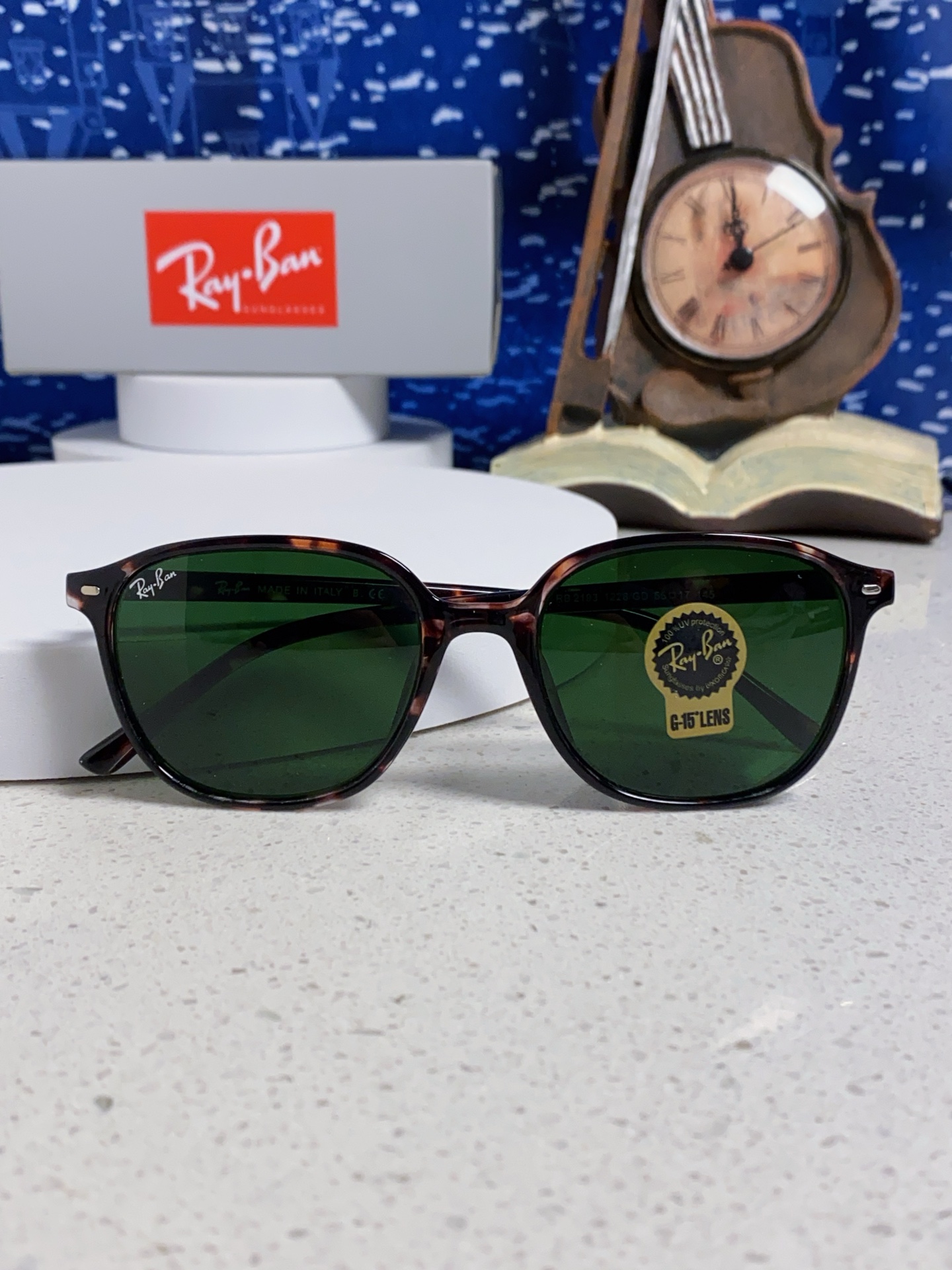 RayBan雷朋 潮牌 复古时尚潮流防紫外线太阳镜 水晶玻璃镜片 RB2193