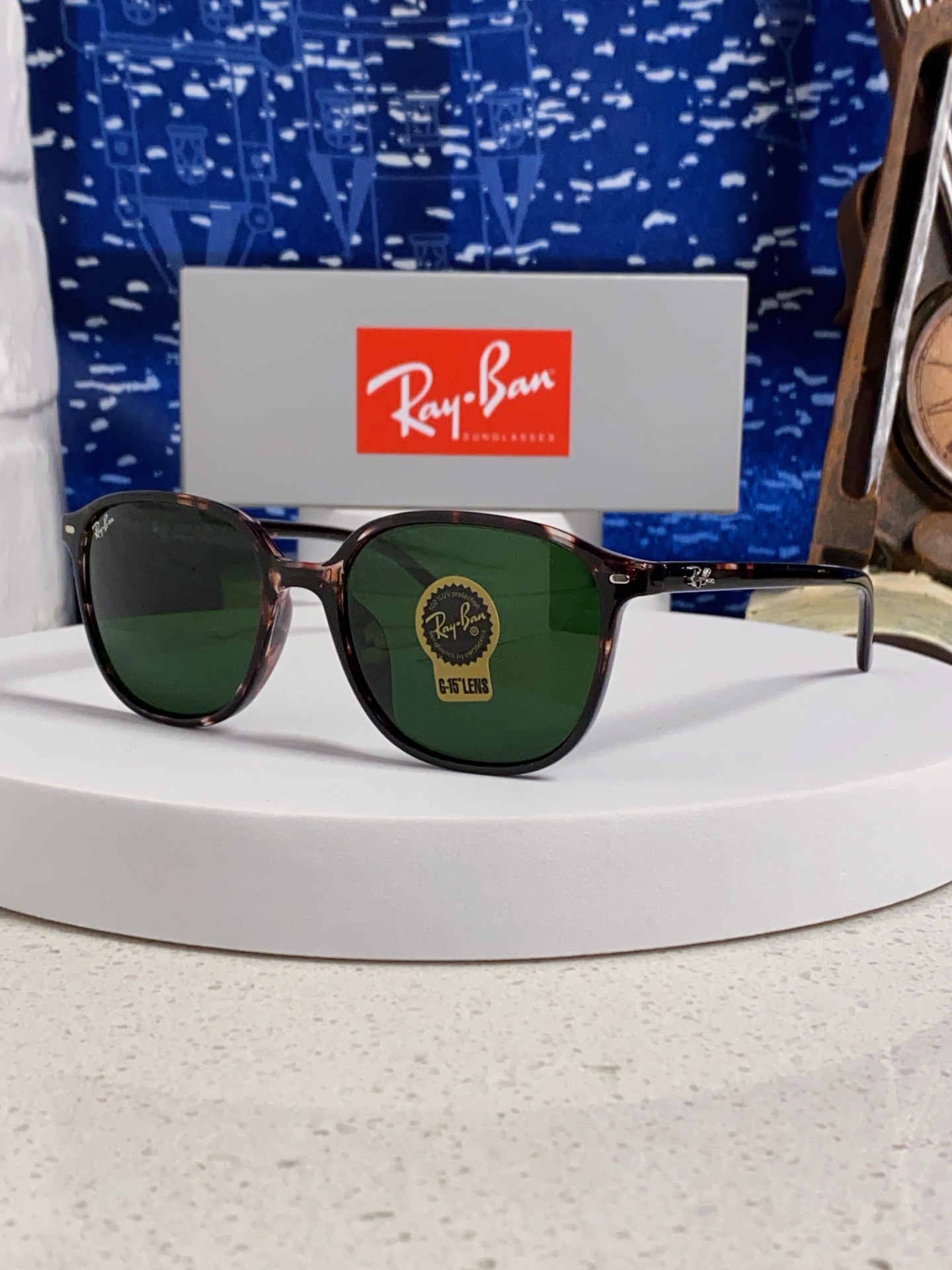 RayBan雷朋 潮牌 复古时尚潮流防紫外线太阳镜 水晶玻璃镜片 RB2193