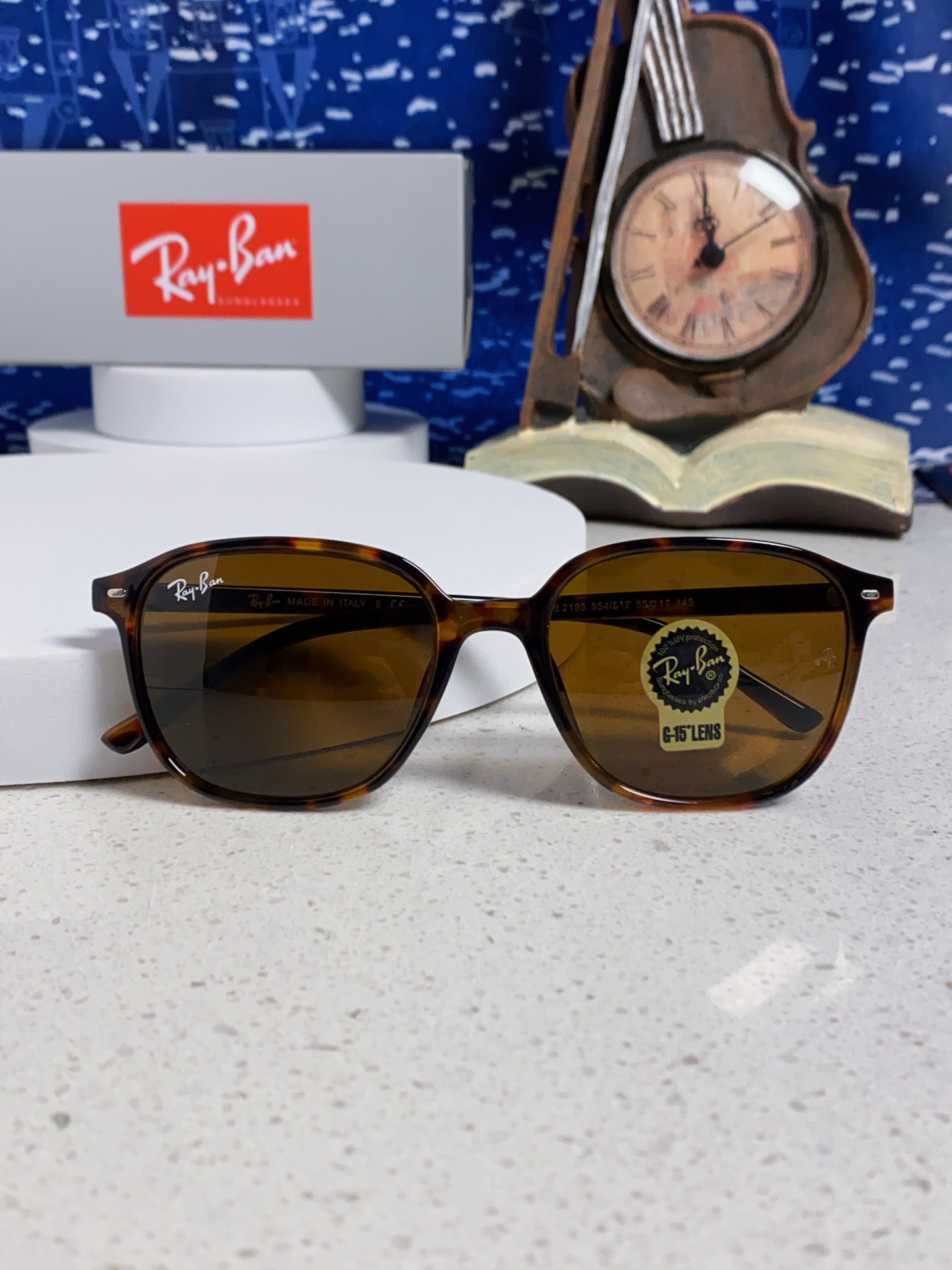 RayBan雷朋 潮牌 复古时尚潮流防紫外线太阳镜 水晶玻璃镜片 RB2193