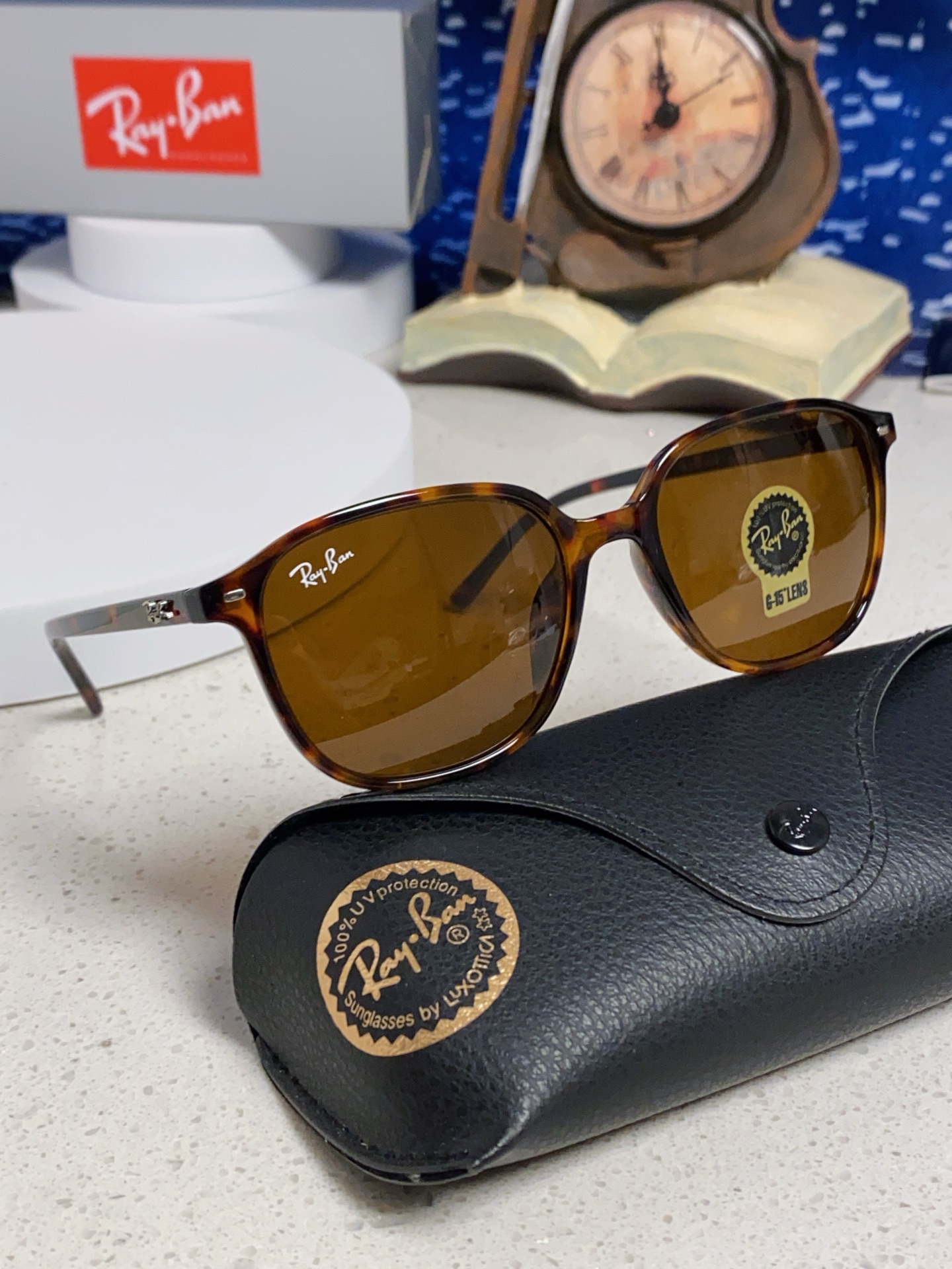 RayBan雷朋 潮牌 复古时尚潮流防紫外线太阳镜 水晶玻璃镜片 RB2193