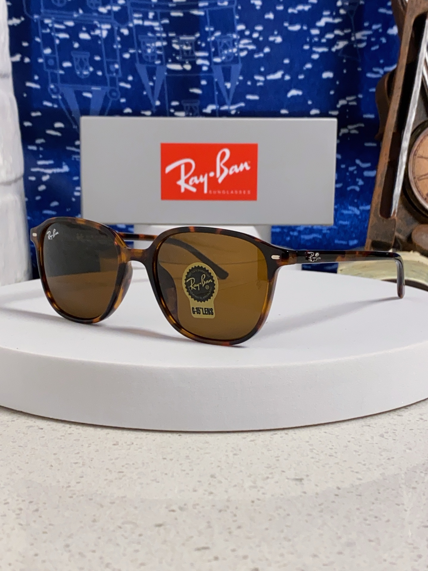 RayBan雷朋 潮牌 复古时尚潮流防紫外线太阳镜 水晶玻璃镜片 RB2193