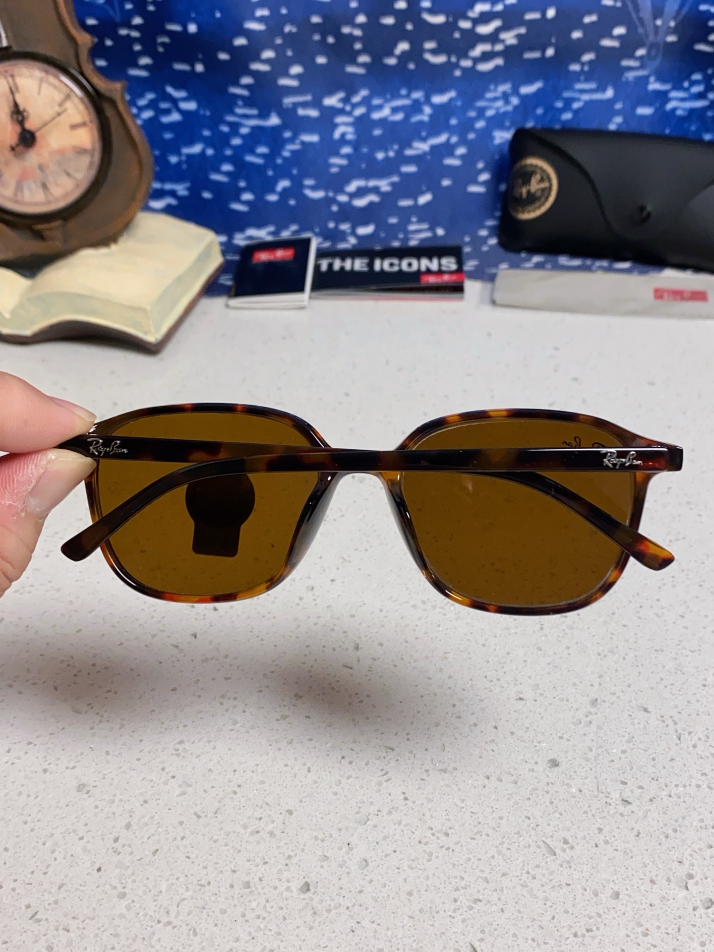 RayBan雷朋 潮牌 复古时尚潮流防紫外线太阳镜 水晶玻璃镜片 RB2193