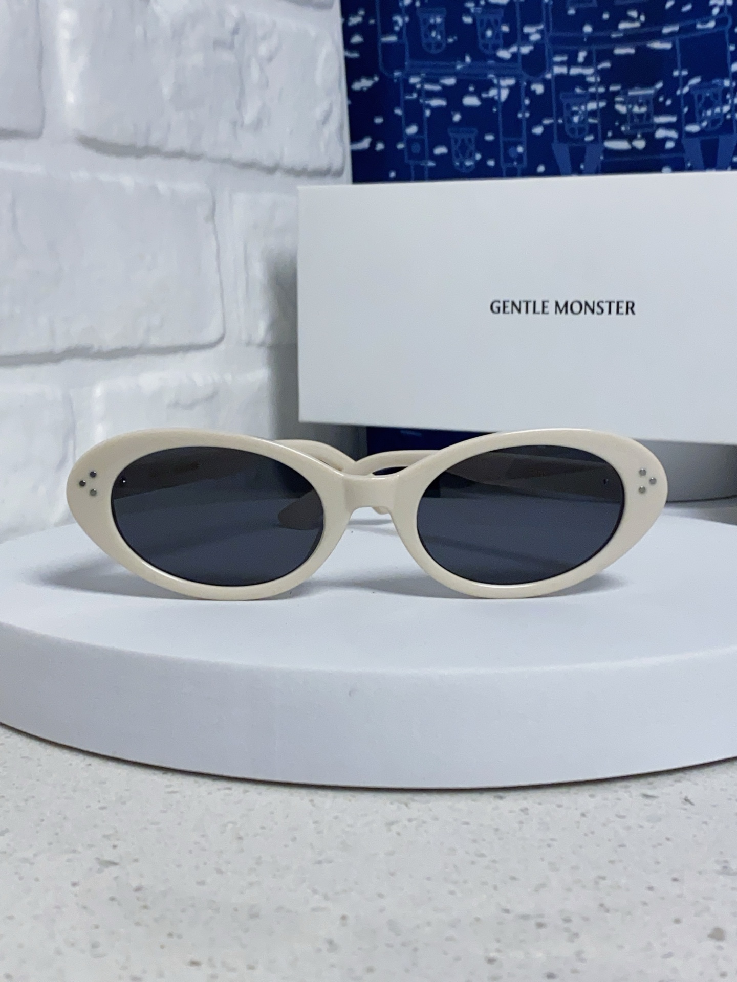  Gentle Moster(GM) 2025新款复古椭圆猫眼黑框素颜欧美风可配度数近视眼镜方圆脸显瘦女