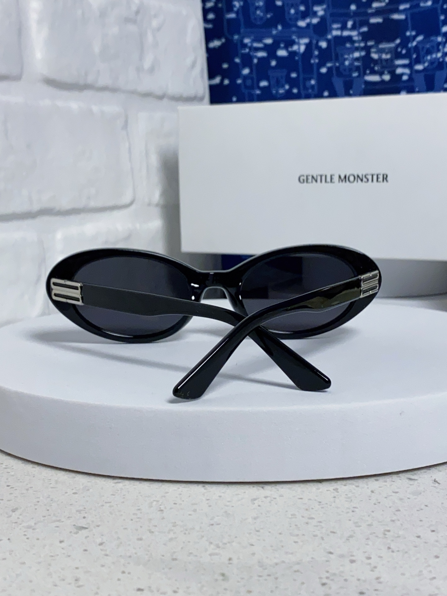  Gentle Moster(GM) 2025新款复古椭圆猫眼黑框素颜欧美风可配度数近视眼镜方圆脸显瘦女