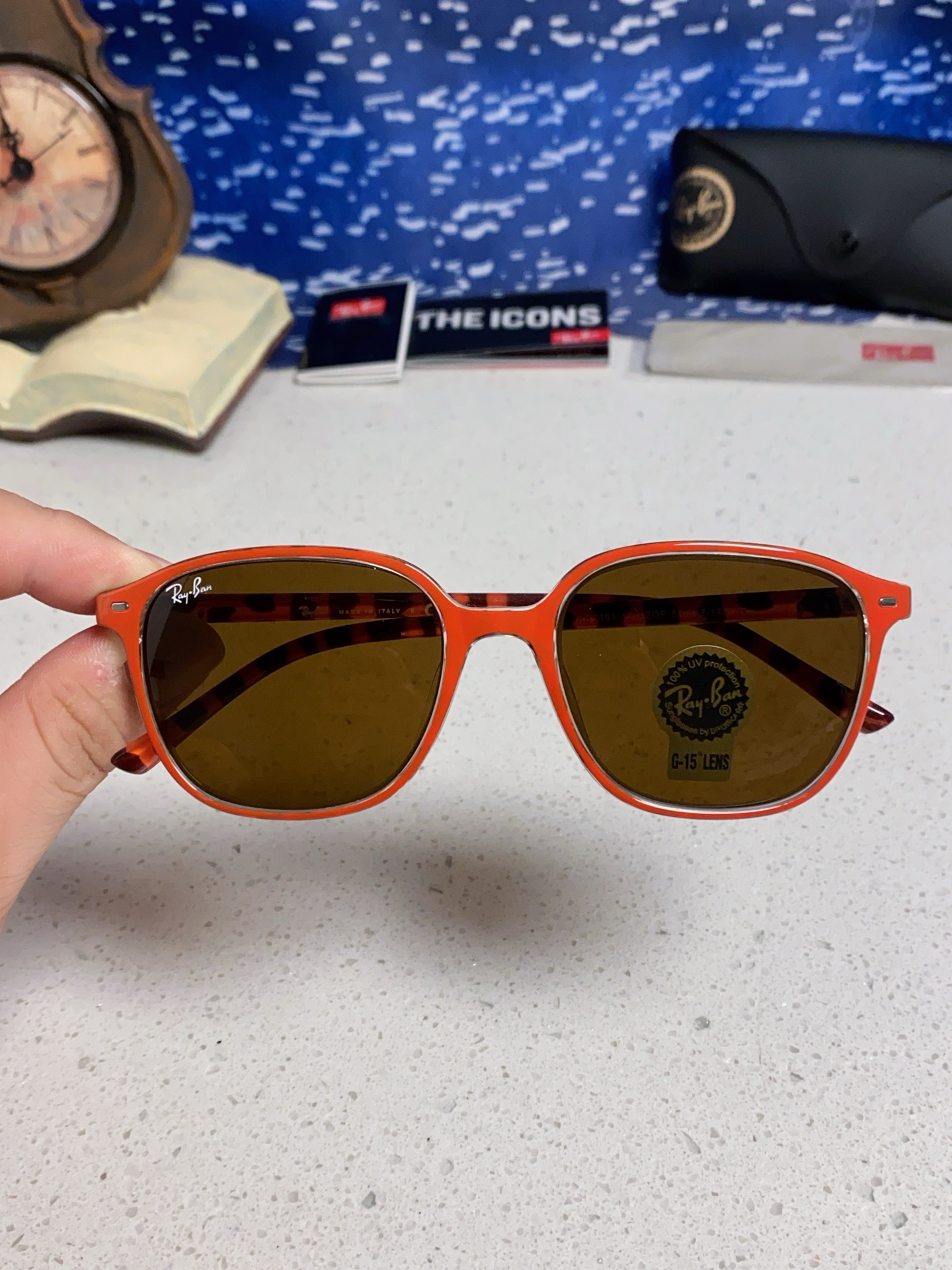 RayBan雷朋 潮牌 复古时尚潮流防紫外线太阳镜 水晶玻璃镜片 RB2193