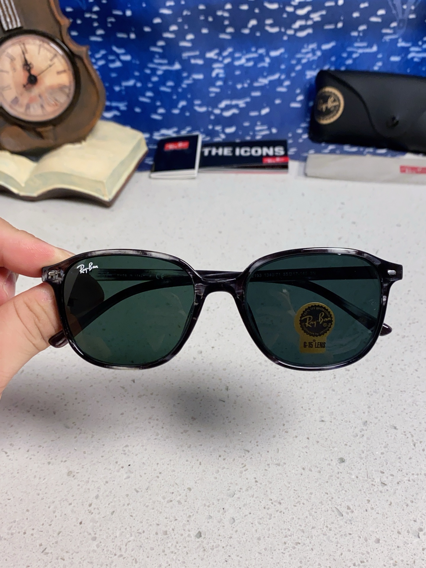 RayBan雷朋 潮牌 复古时尚潮流防紫外线太阳镜 水晶玻璃镜片 RB2193