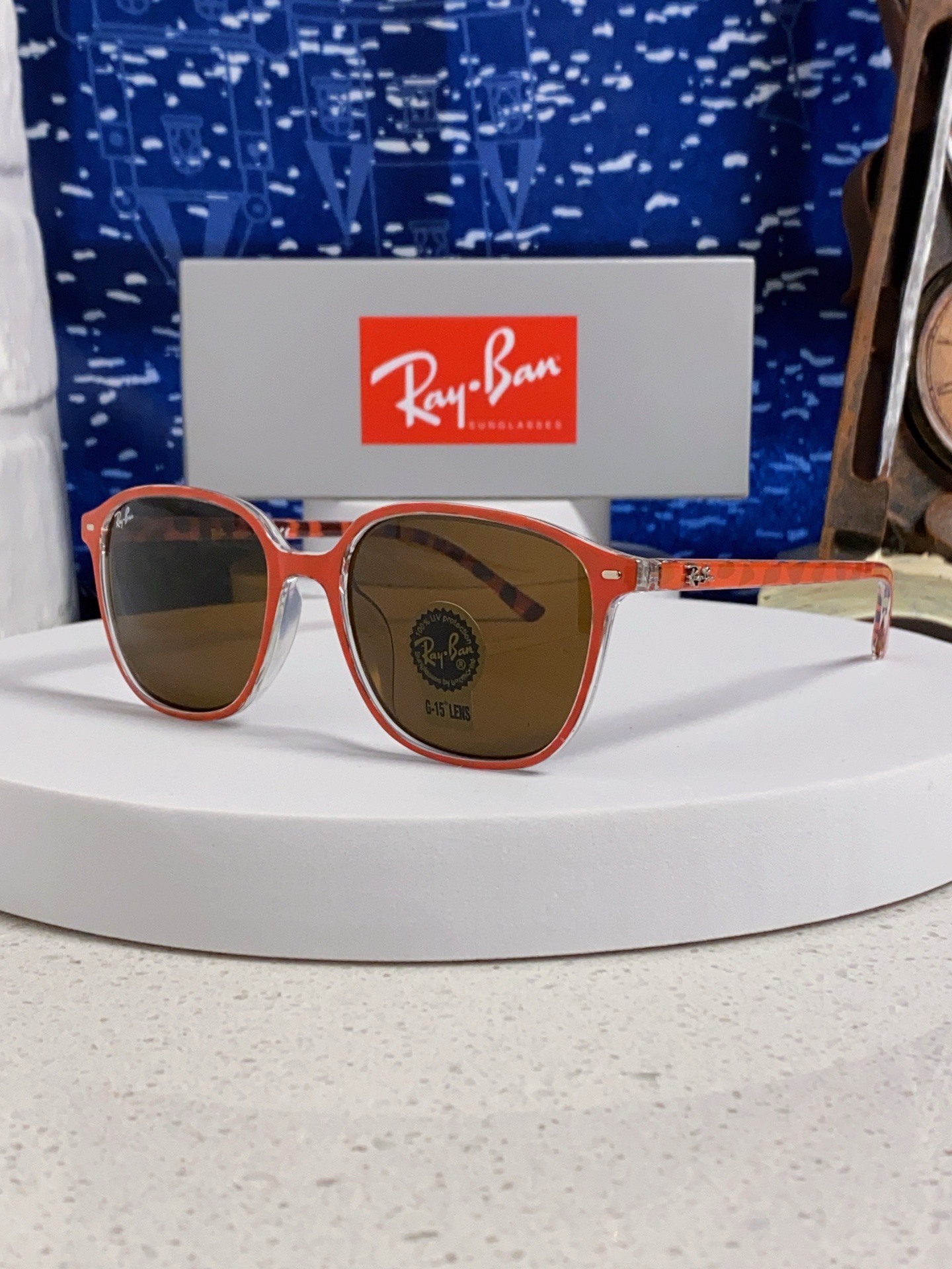 RayBan雷朋 潮牌 复古时尚潮流防紫外线太阳镜 水晶玻璃镜片 RB2193