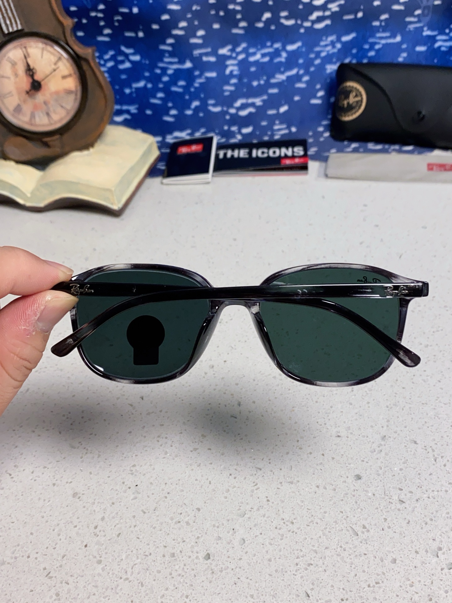 RayBan雷朋 潮牌 复古时尚潮流防紫外线太阳镜 水晶玻璃镜片 RB2193