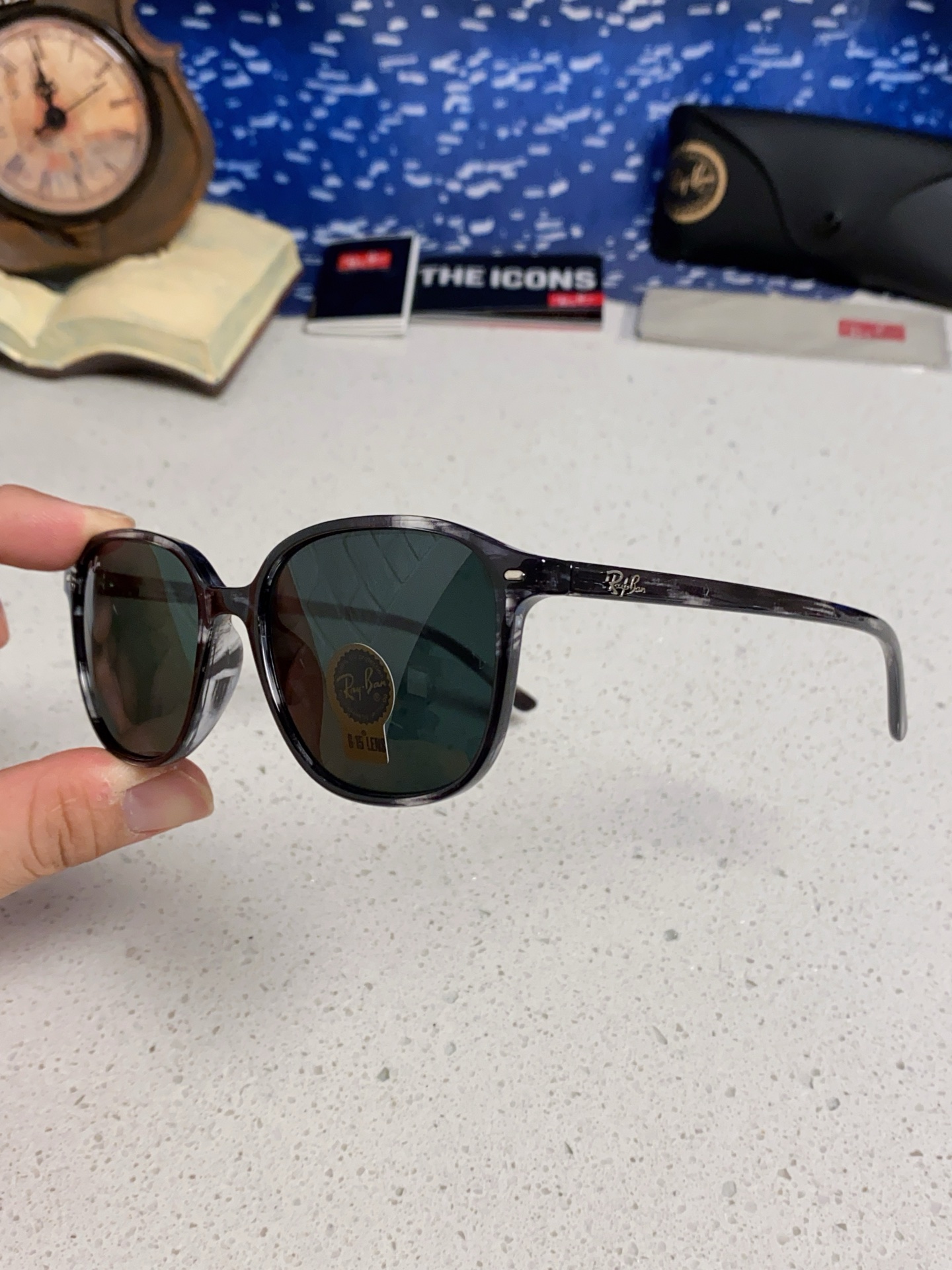 RayBan雷朋 潮牌 复古时尚潮流防紫外线太阳镜 水晶玻璃镜片 RB2193