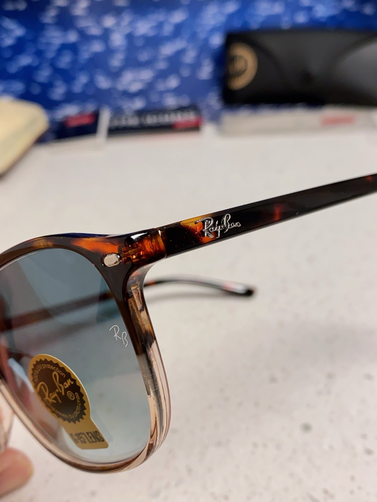 RayBan雷朋 潮牌 复古时尚潮流防紫外线太阳镜 水晶玻璃镜片 RB2193