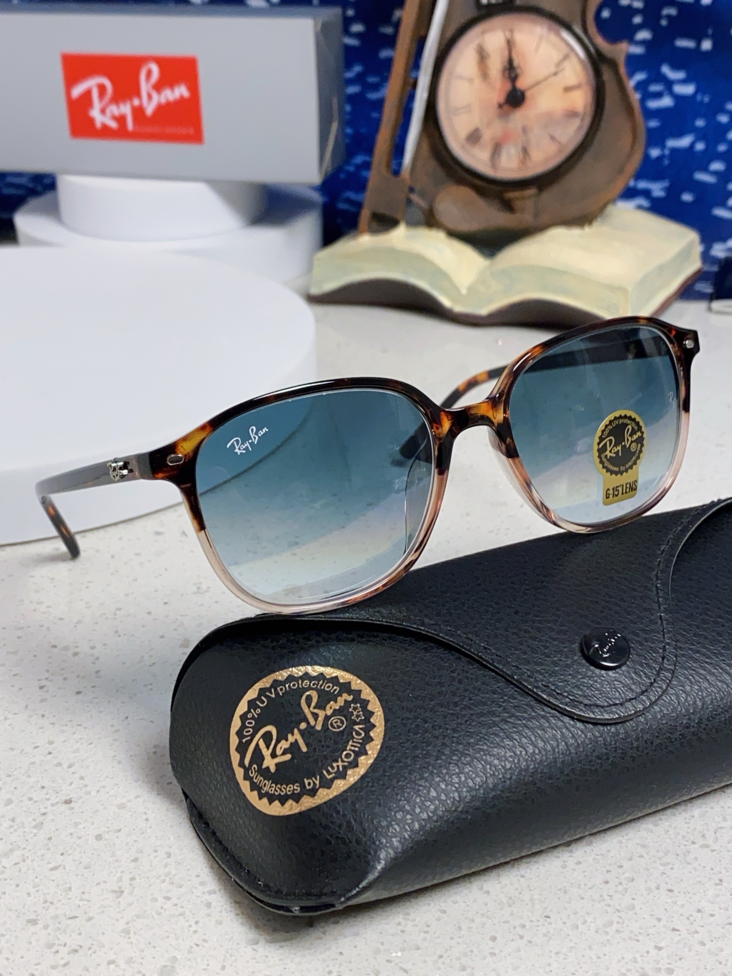 RayBan雷朋 潮牌 复古时尚潮流防紫外线太阳镜 水晶玻璃镜片 RB2193