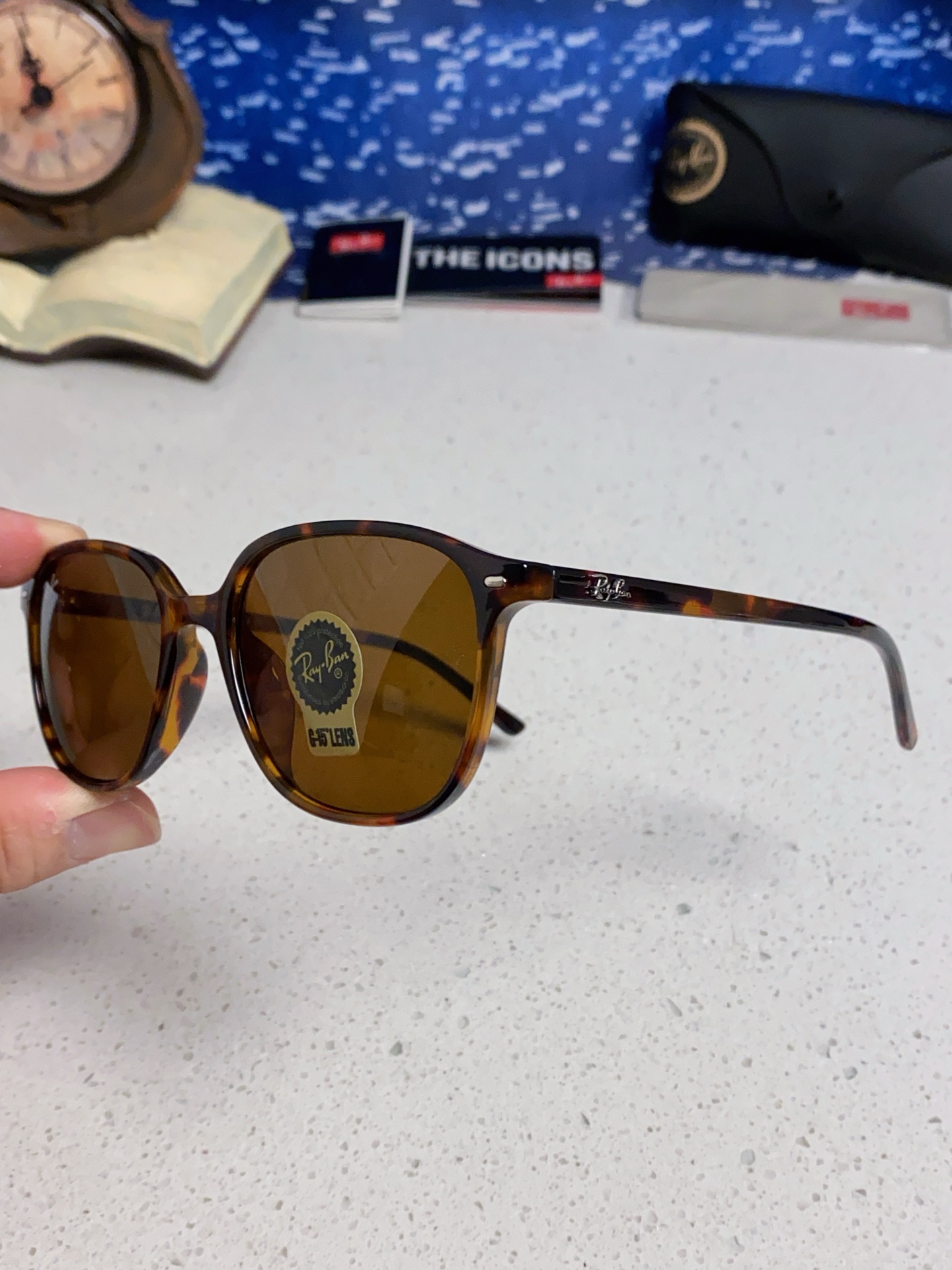 RayBan雷朋 潮牌 复古时尚潮流防紫外线太阳镜 水晶玻璃镜片 RB2193