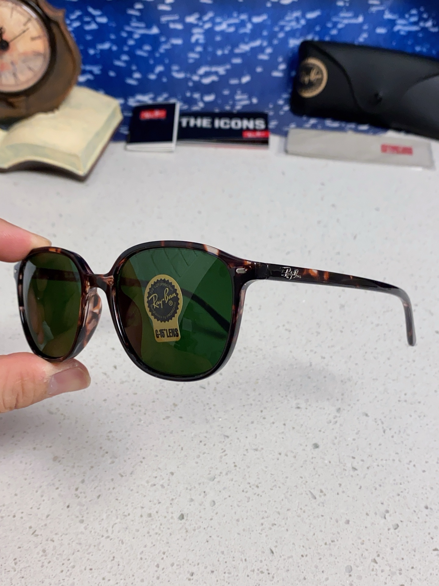 RayBan雷朋 潮牌 复古时尚潮流防紫外线太阳镜 水晶玻璃镜片 RB2193