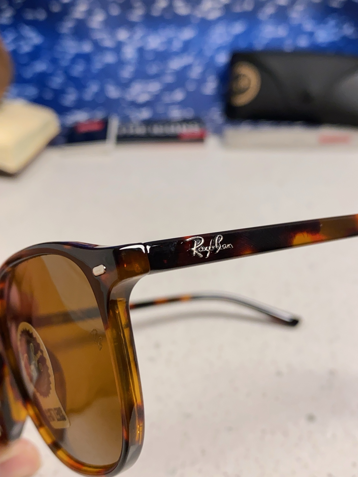 RayBan雷朋 潮牌 复古时尚潮流防紫外线太阳镜 水晶玻璃镜片 RB2193