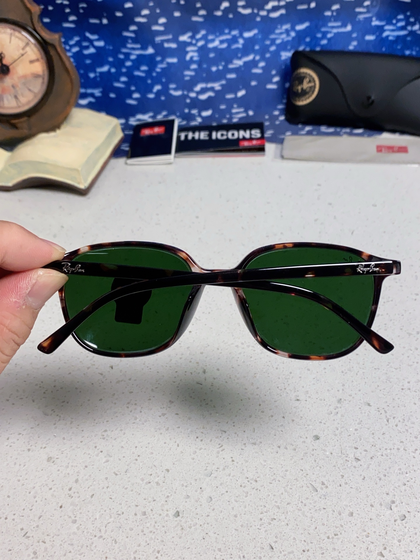 RayBan雷朋 潮牌 复古时尚潮流防紫外线太阳镜 水晶玻璃镜片 RB2193