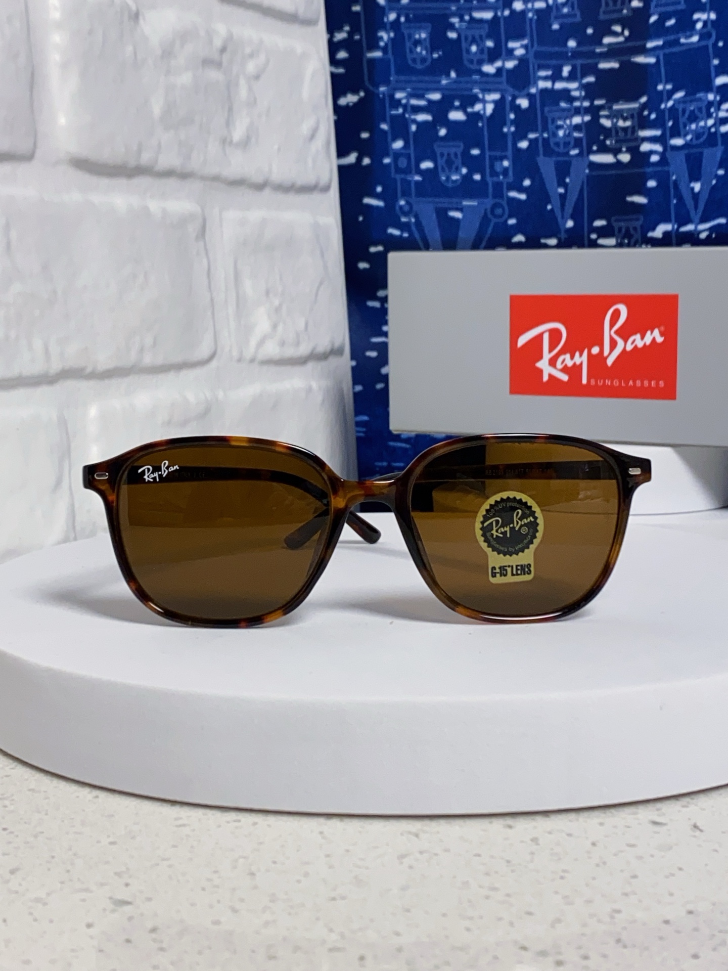 RayBan雷朋 潮牌 复古时尚潮流防紫外线太阳镜 水晶玻璃镜片 RB2193