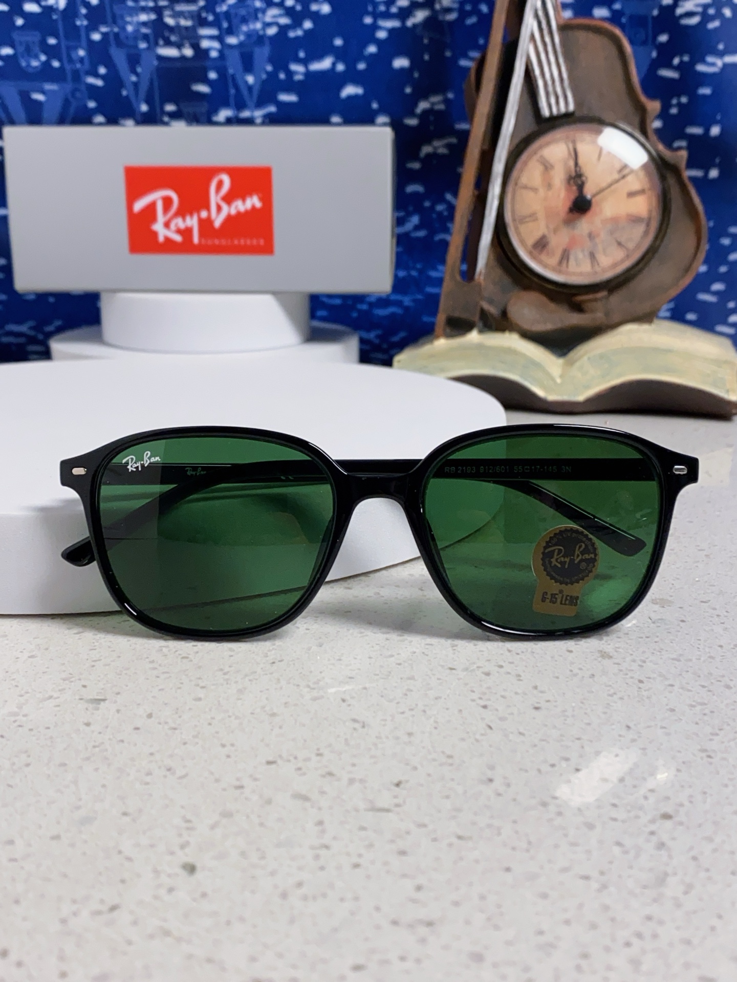 RayBan雷朋 潮牌 复古时尚潮流防紫外线太阳镜 水晶玻璃镜片 RB2193