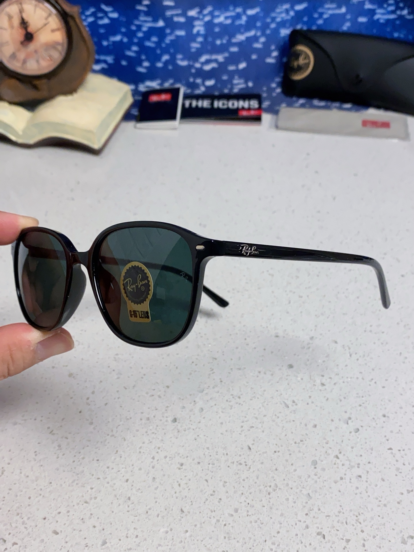 RayBan雷朋 潮牌 复古时尚潮流防紫外线太阳镜 水晶玻璃镜片 RB2193