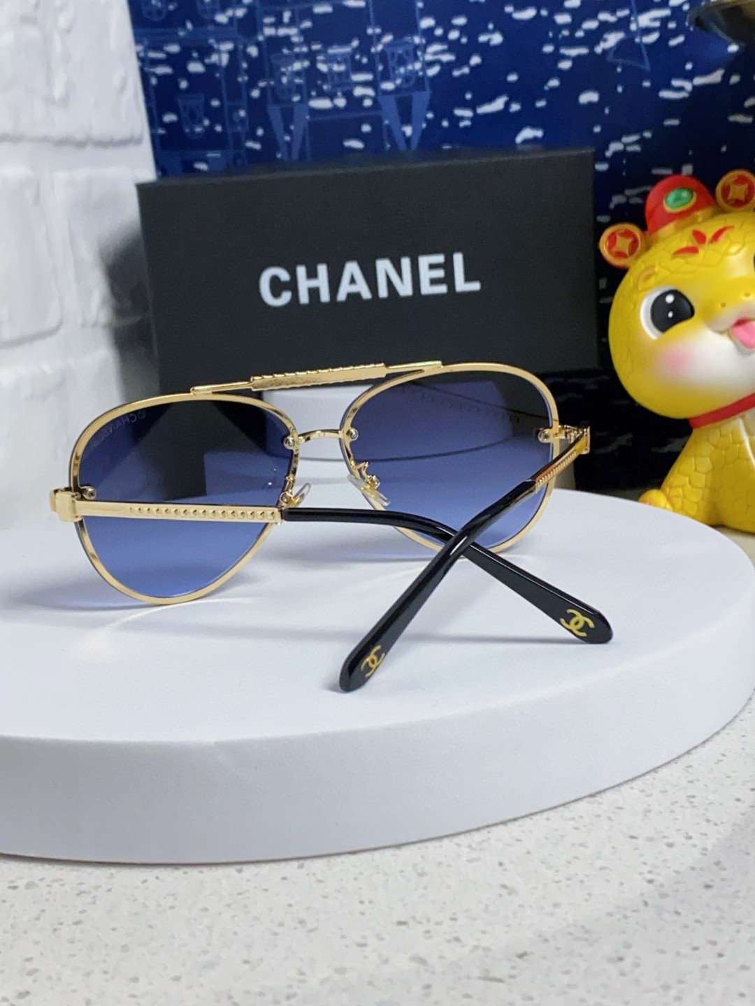  Chanel香奈儿 2025新款潮牌太阳眼镜男女款太阳镜墨镜高品质金属框架 女士墨镜