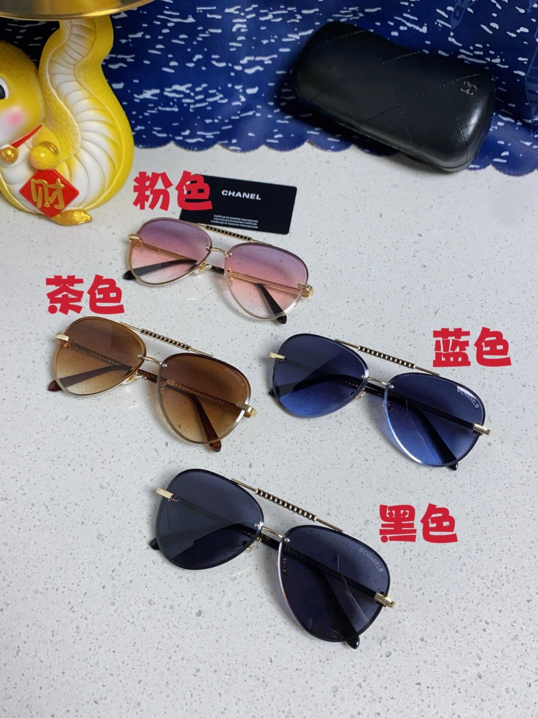  Chanel香奈儿 2025新款潮牌太阳眼镜男女款太阳镜墨镜高品质金属框架 女士墨镜