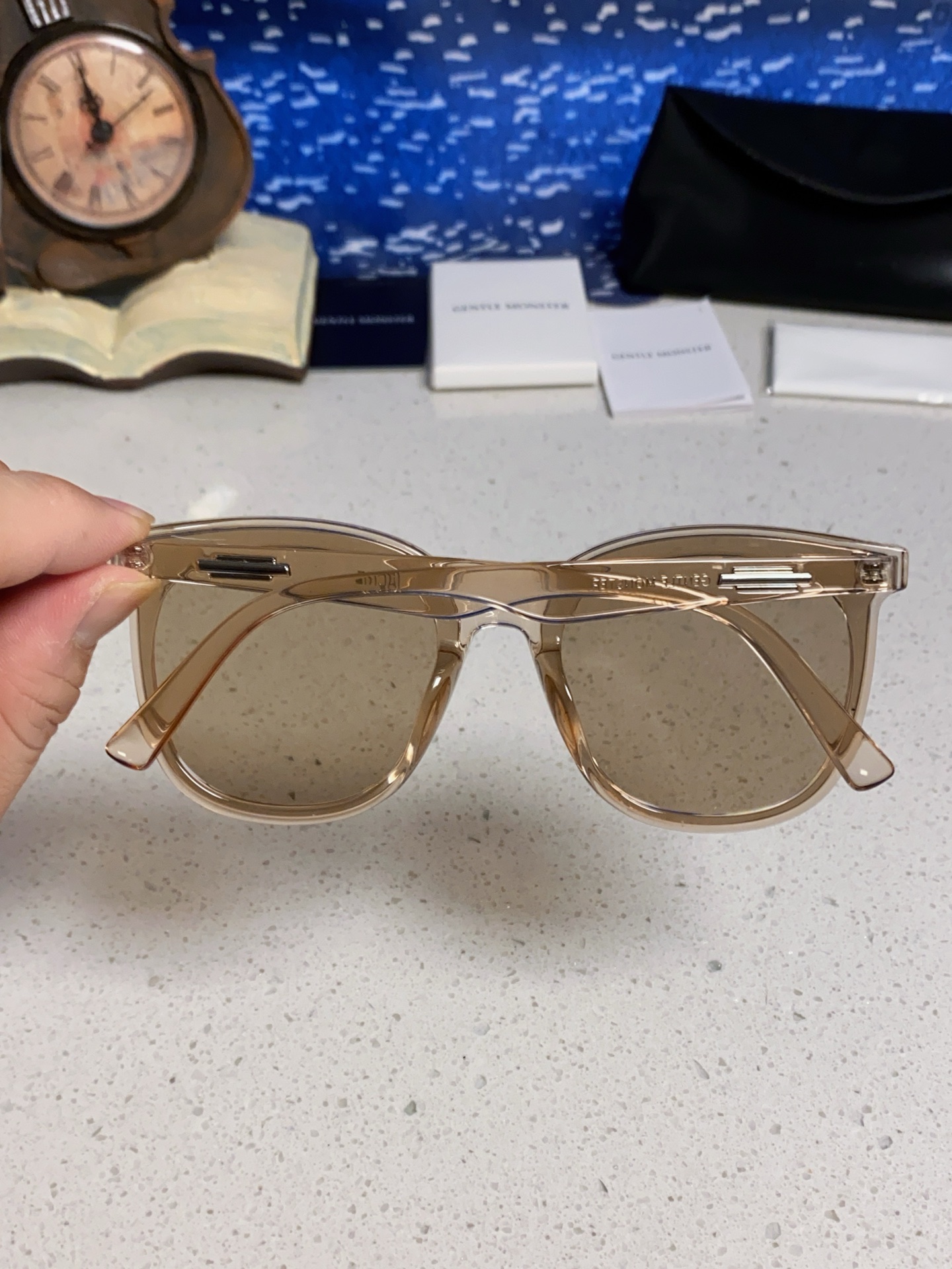 Gentle Moster(GM) 新款墨镜女高级感太阳镜男防紫外线开车眼镜 型号：JACKIE