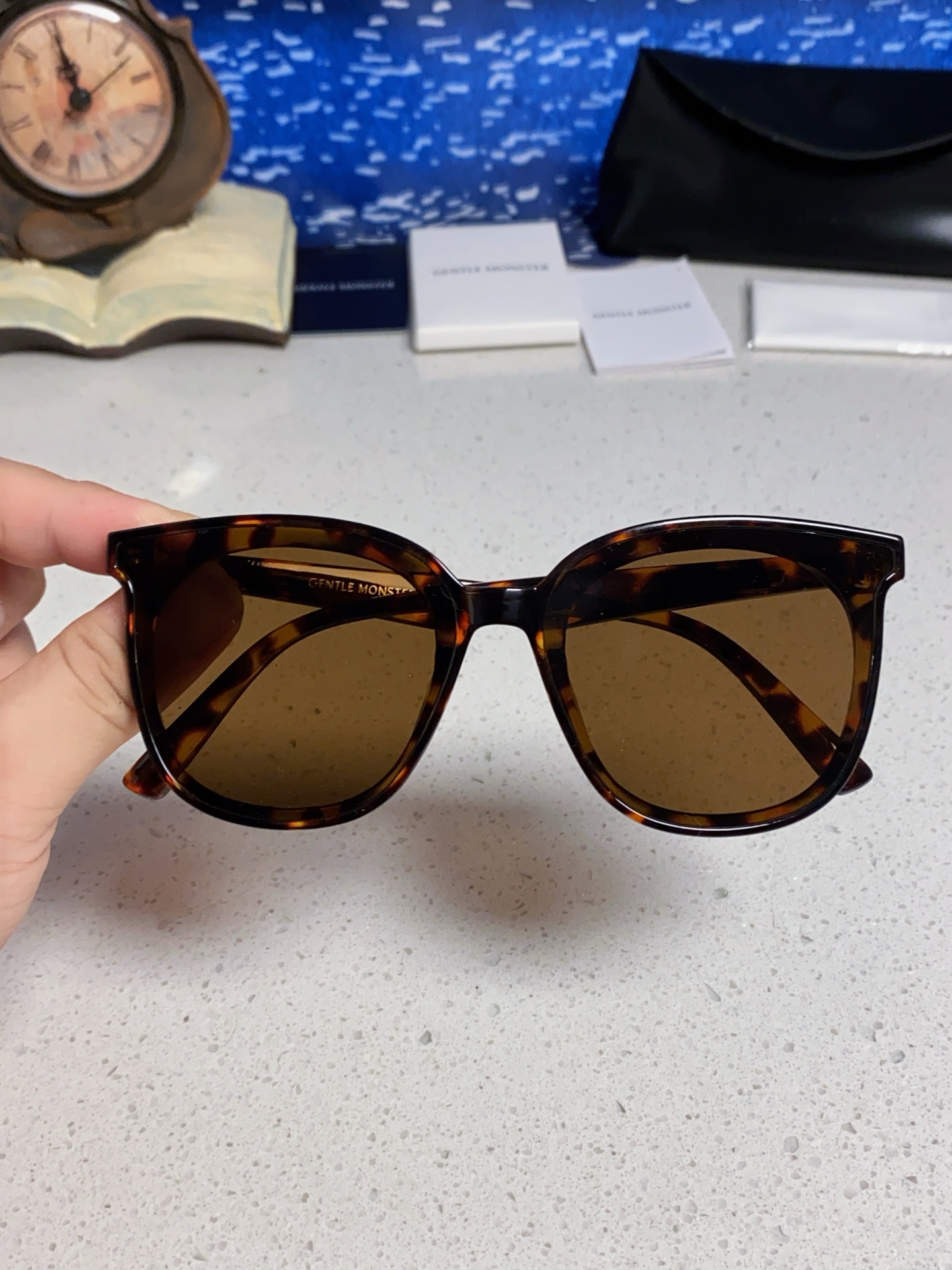 Gentle Moster(GM) 新款墨镜女高级感太阳镜男防紫外线开车眼镜 型号：JACKIE