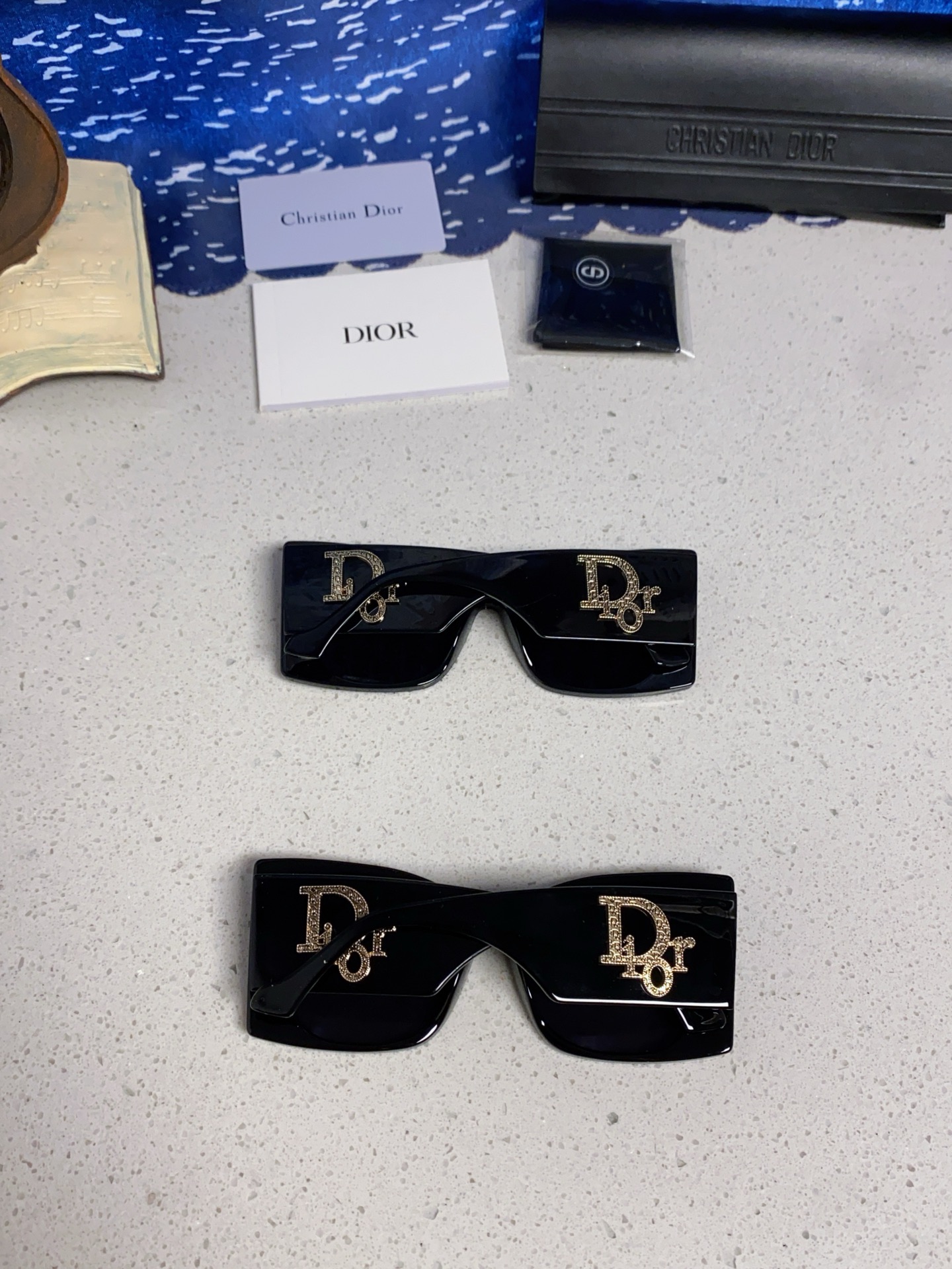 Dior迪奥 2025夏季新款欧美个性大框蝴蝶形猫眼墨镜男女潮圆脸显瘦方形太阳眼