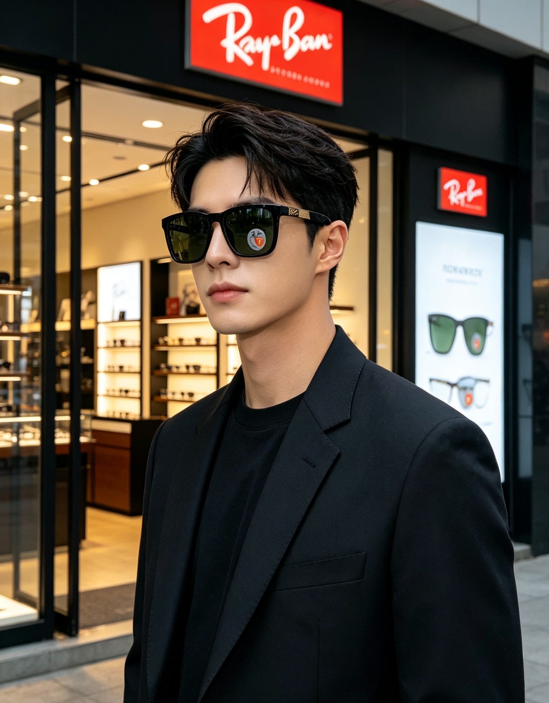 RayBan雷朋 2026经典方形偏光墨镜｜天生焦点，型格不设限，🕶️ 自带高阶气场的雷朋经典款，一戴上