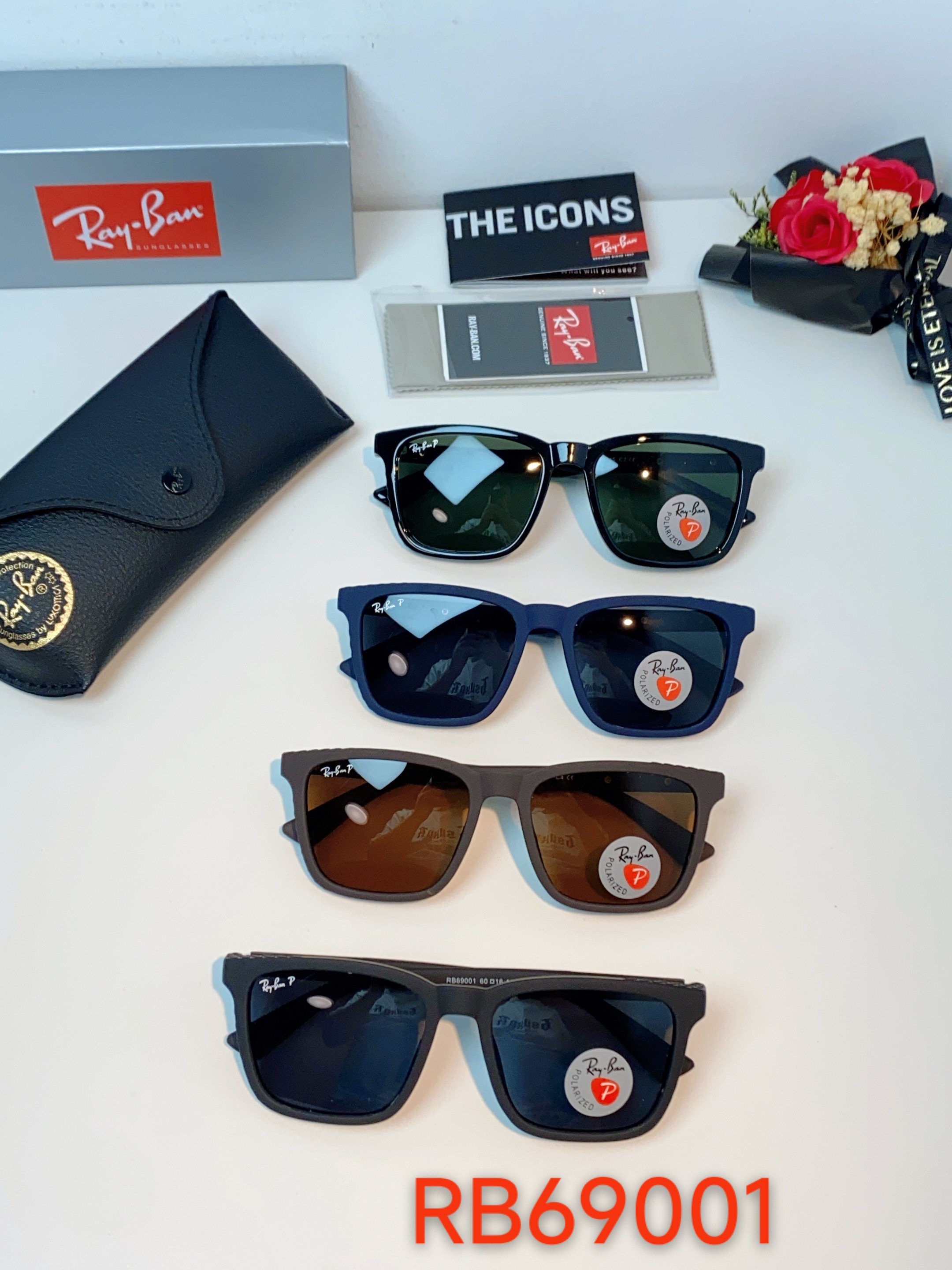 RayBan雷朋 2026经典方形偏光墨镜｜天生焦点，型格不设限，🕶️ 自带高阶气场的雷朋经典款，一戴上