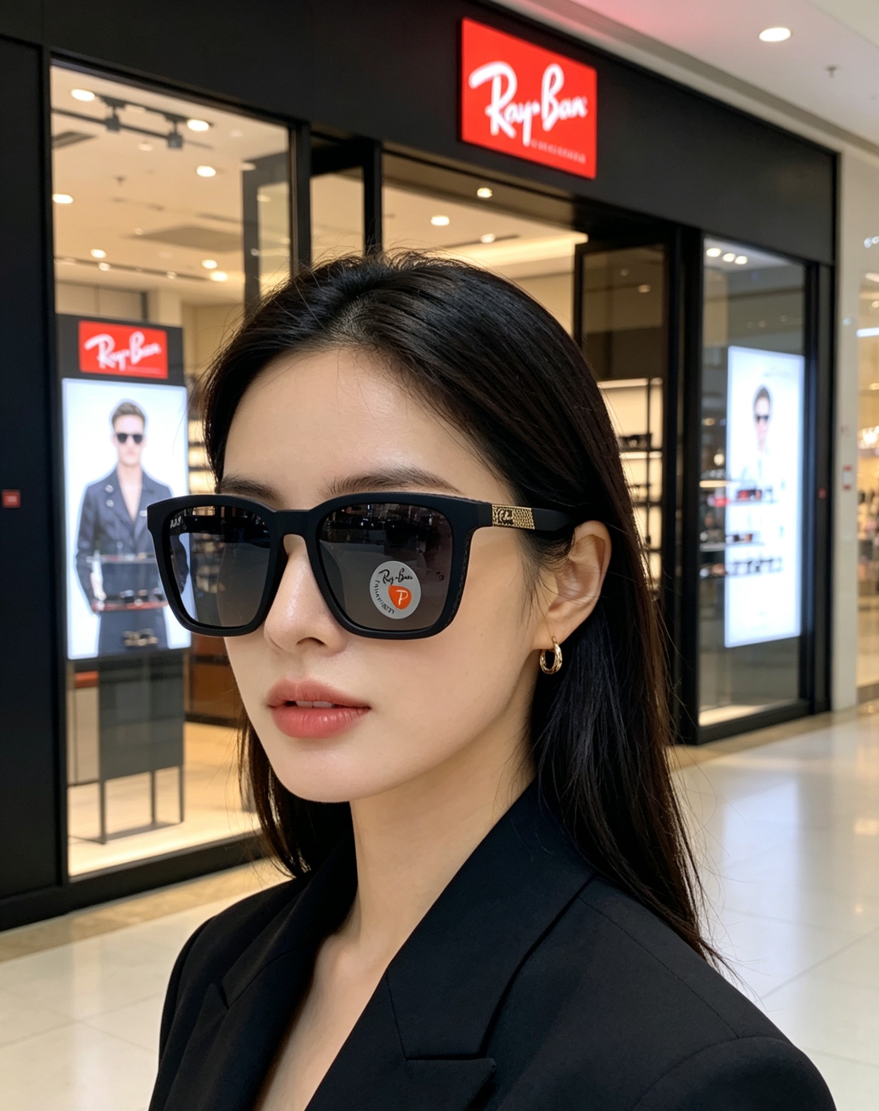 RayBan雷朋 2026经典方形偏光墨镜｜天生焦点，型格不设限，🕶️ 自带高阶气场的雷朋经典款，一戴上