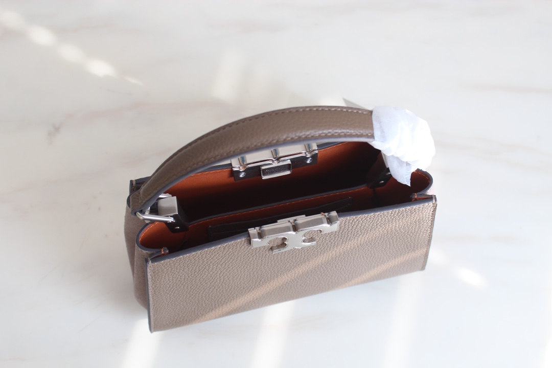 Tory Burch 纳帕 Toryburch 新款Eleanor系列托特包 单肩手提斜挎包 皮质出众