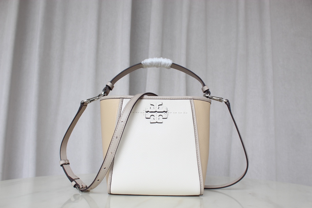 Tory Burch Bucket Bags Cowhide Frosted Mcgraw