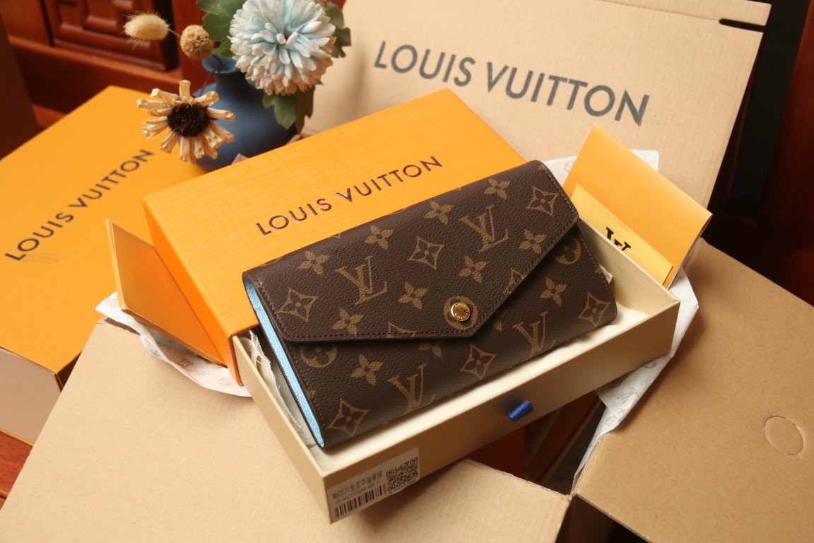 Louis Vuitton Wallet Card pack Blue Monogram Canvas M83580