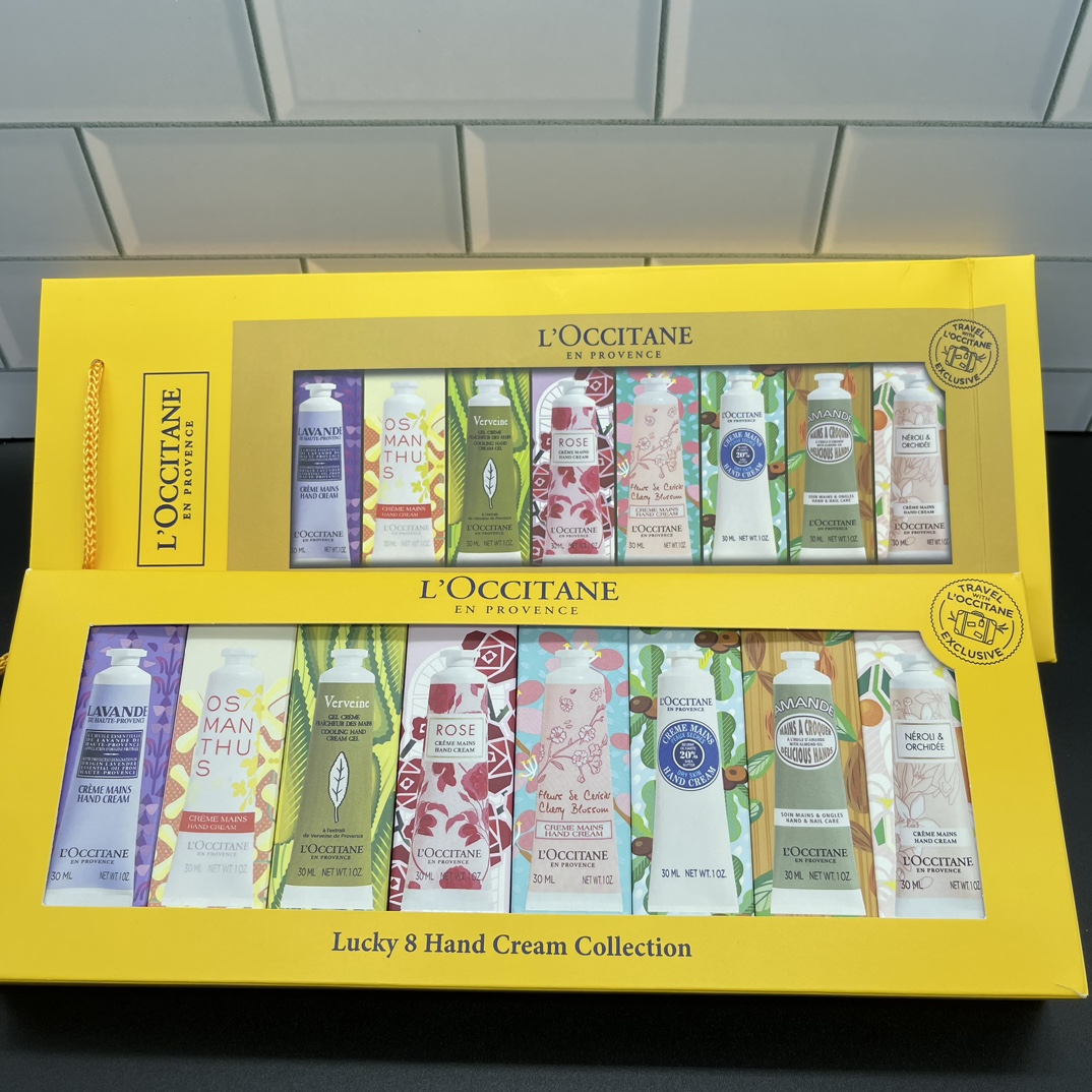 Nuevo set de ocho cremas para manos L'Occitane, nueva versión (30ml*8 unidades)🧐 Este set exclusivo de cremas para man…