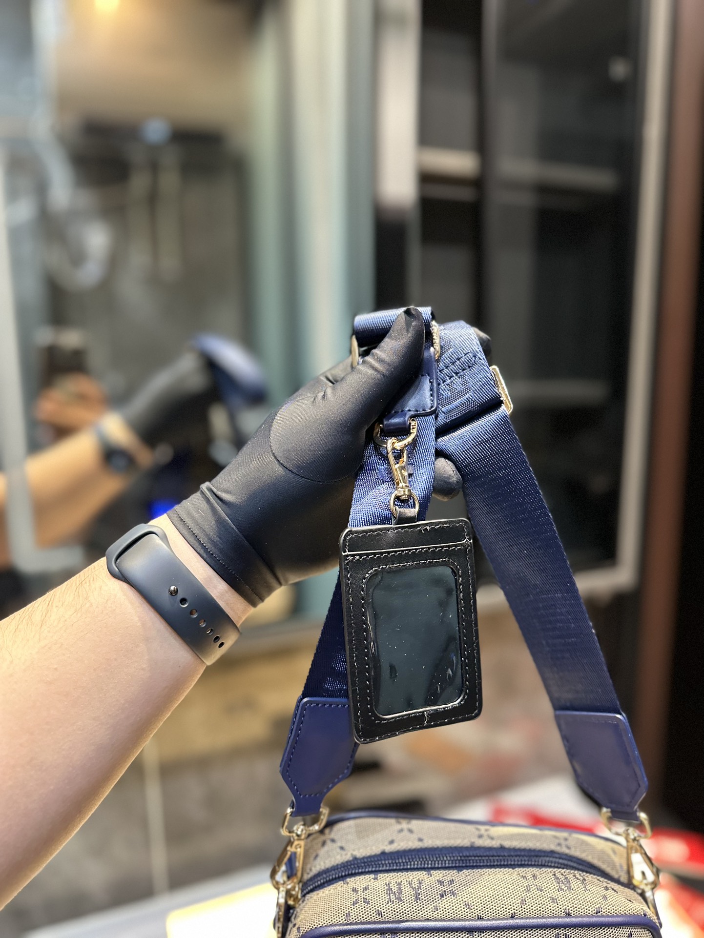 ❤️ MLB NY camera bag for PU-skin one-shoulder-covered couple leisure-kids - 图片 6