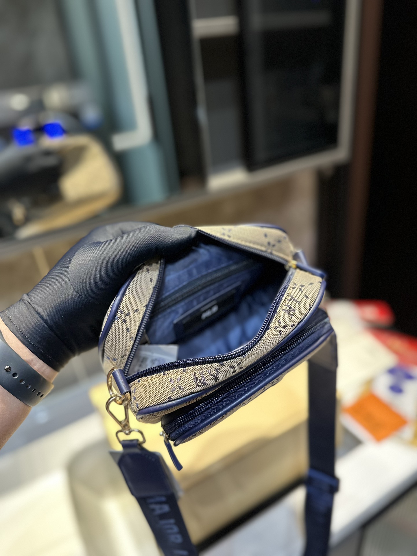 ❤️ MLB NY camera bag for PU-skin one-shoulder-covered couple leisure-kids - 图片 9