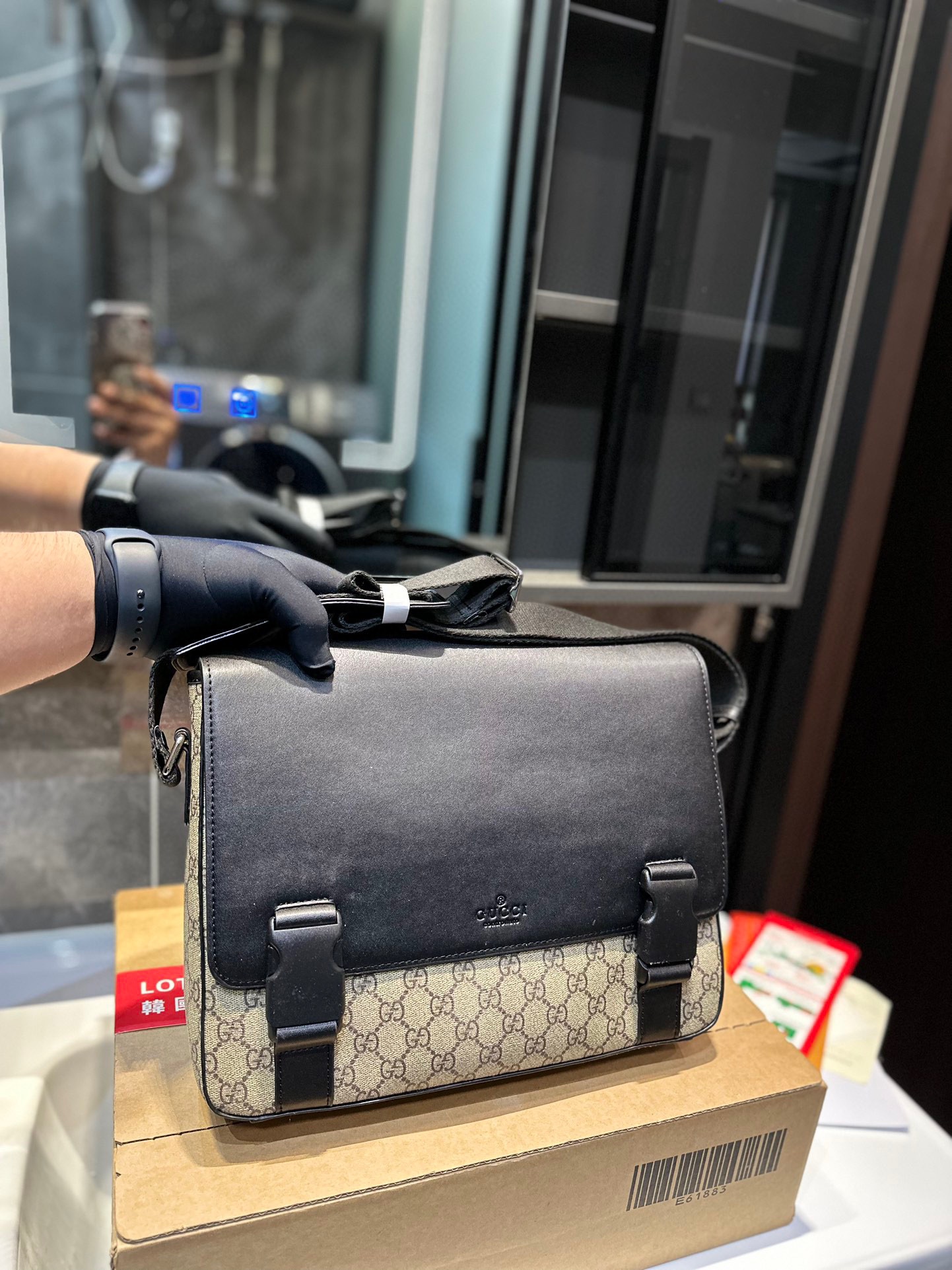 Gucci Torby typu crossbody i na ramię Torby kurierskie Drukowanie Mężczyźni