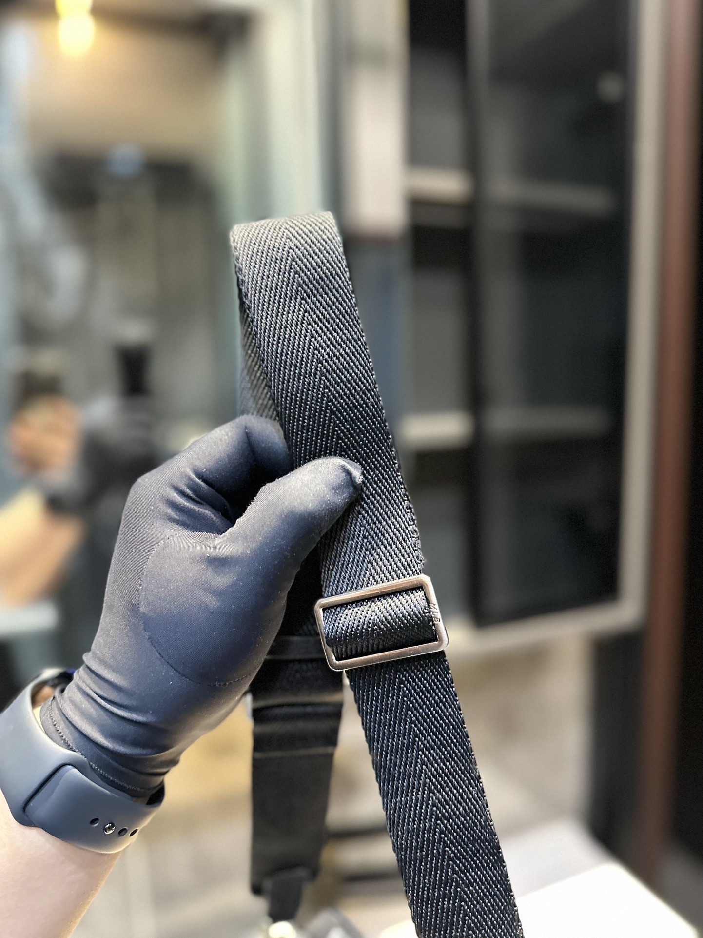 MLB NY Canvas Camera Bag with One-Shoulder Strap, Yankees Design, Vintage Floral Pattern, Size 19cm - 图片 8