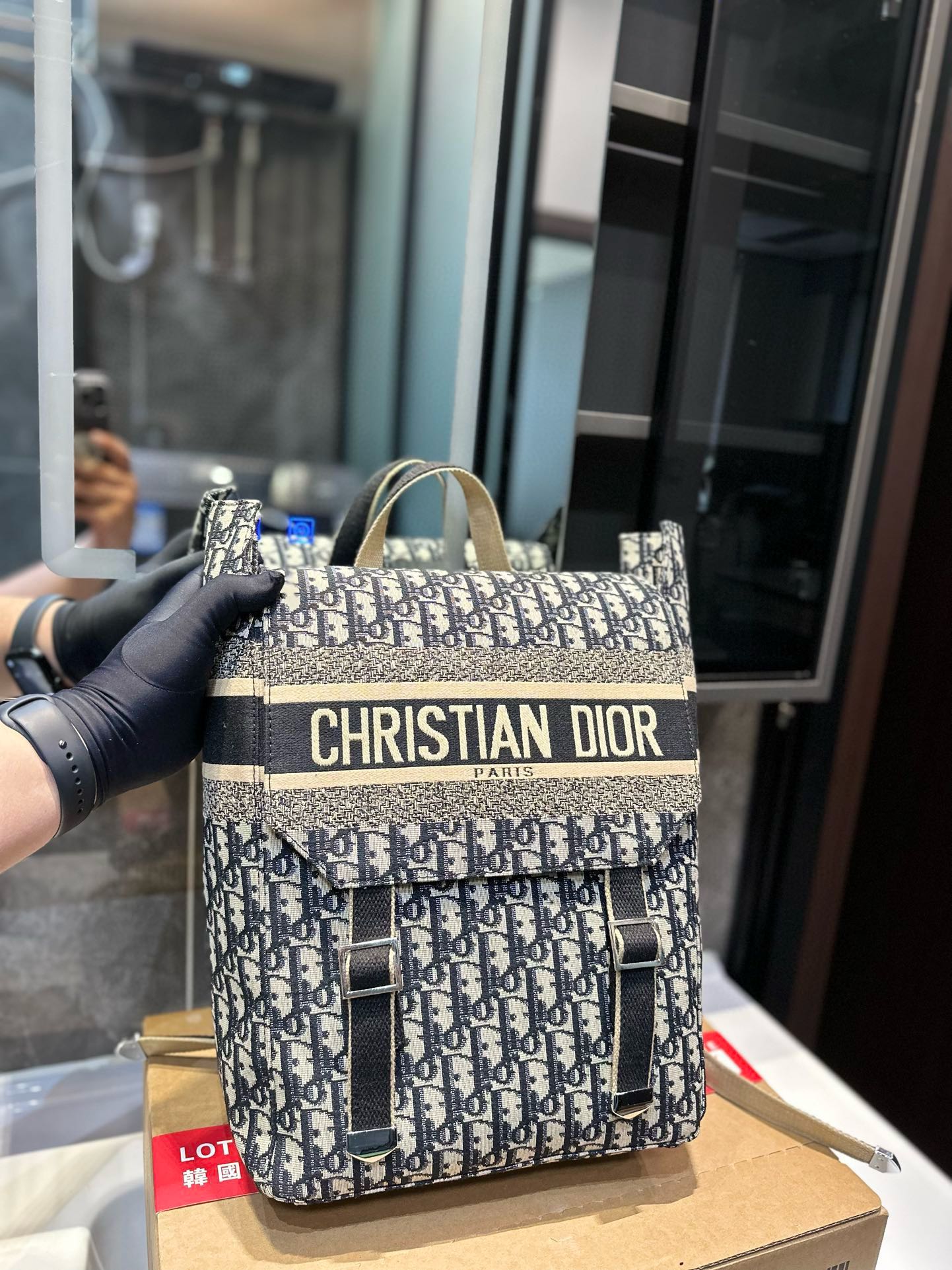 Dior sacs Sac À Dos Toile Série automne