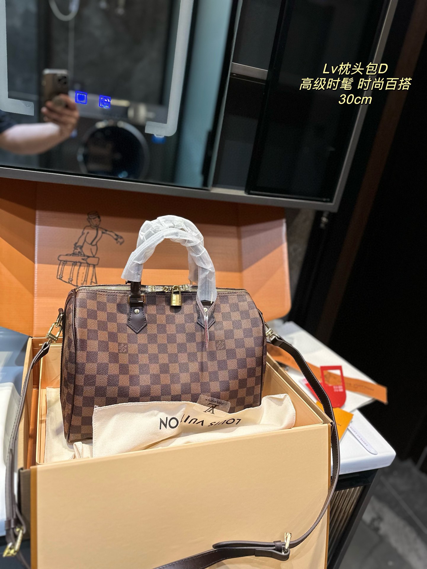 Louis Vuitton LV Speedy Taschen Handtaschen Gold Gelb Rindsleder