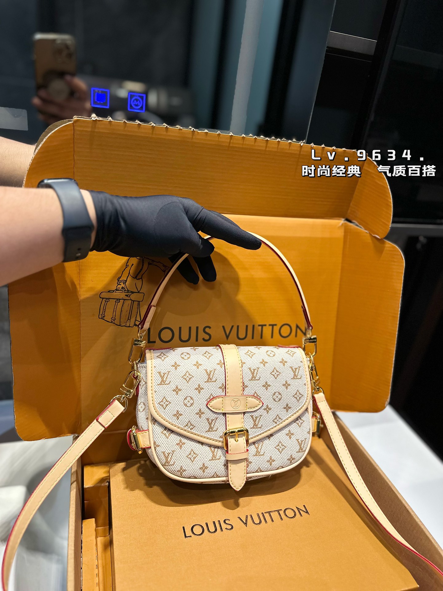 Louis Vuitton LV Saumur Messenger-Taschen Satteltaschen Mini