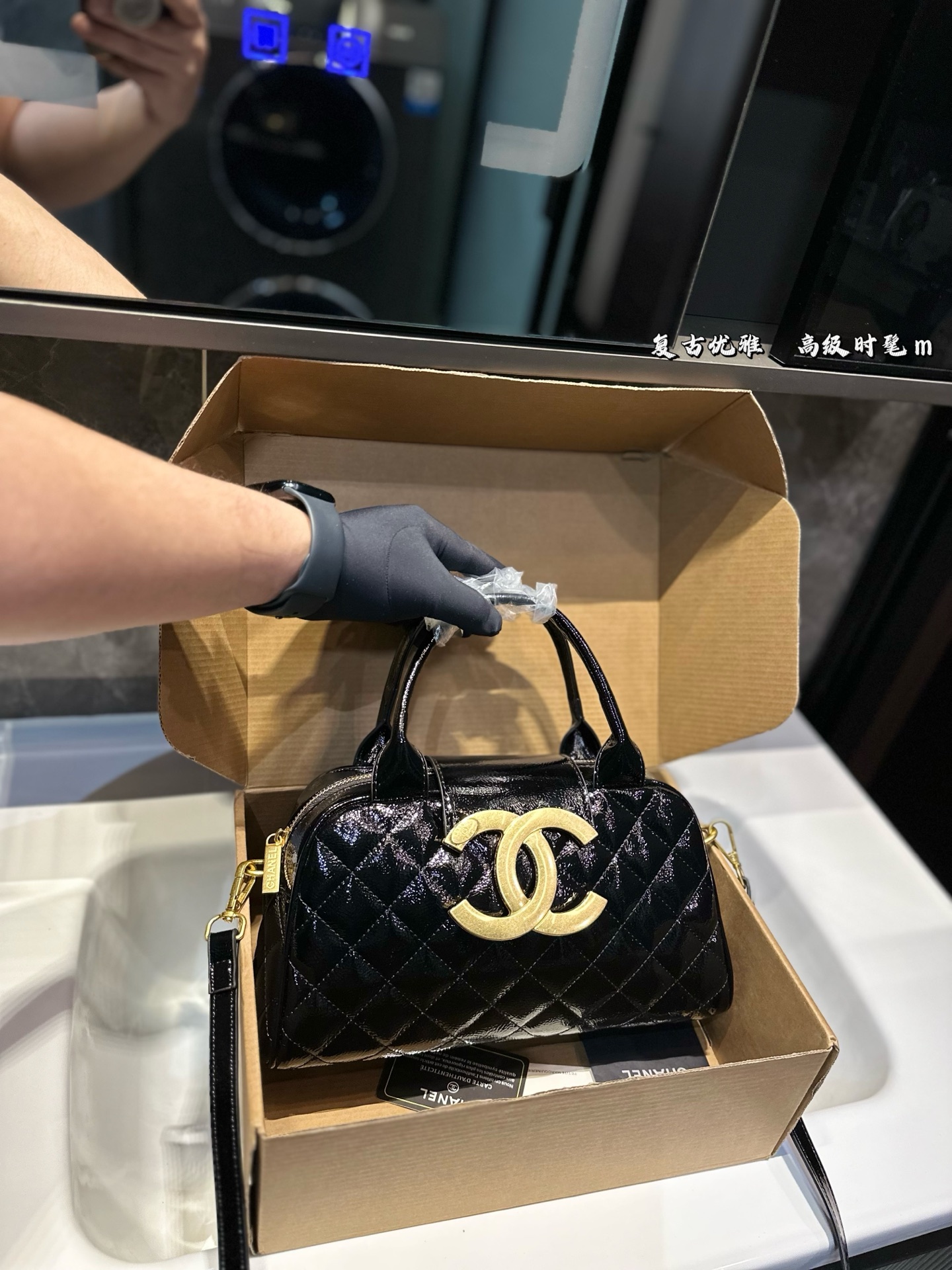 ❤️p125 (confezione da regalo) ❤️ Chanel una bella borsetta un focolaio calde.