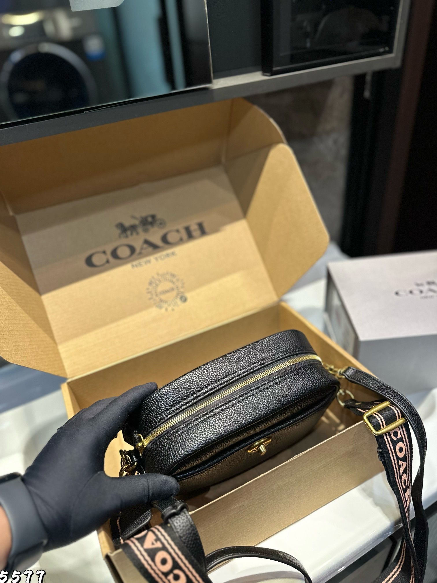 ❤️（empaque de regalo）❤️ COACH/🌈Camera Bag bolso cámara, envío, último bolso de hombro y cruzado de boutique, sincroniz…