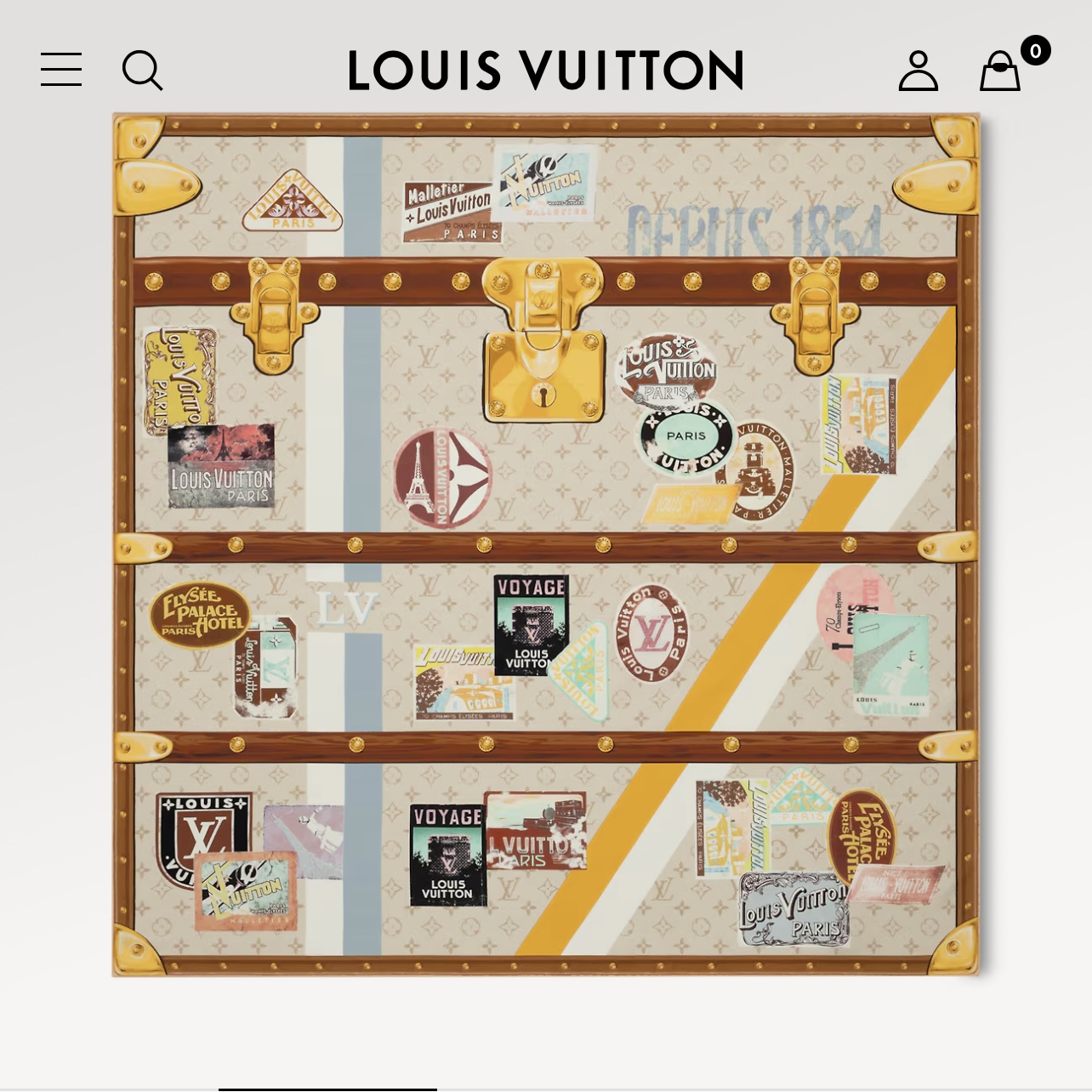 Louis Vuitton Sjaals Kasjmier Zijde Vintage