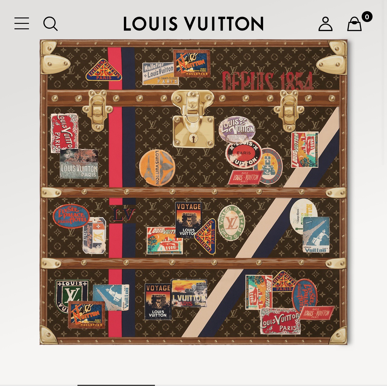 Louis Vuitton Sjaals Kasjmier Zijde Vintage