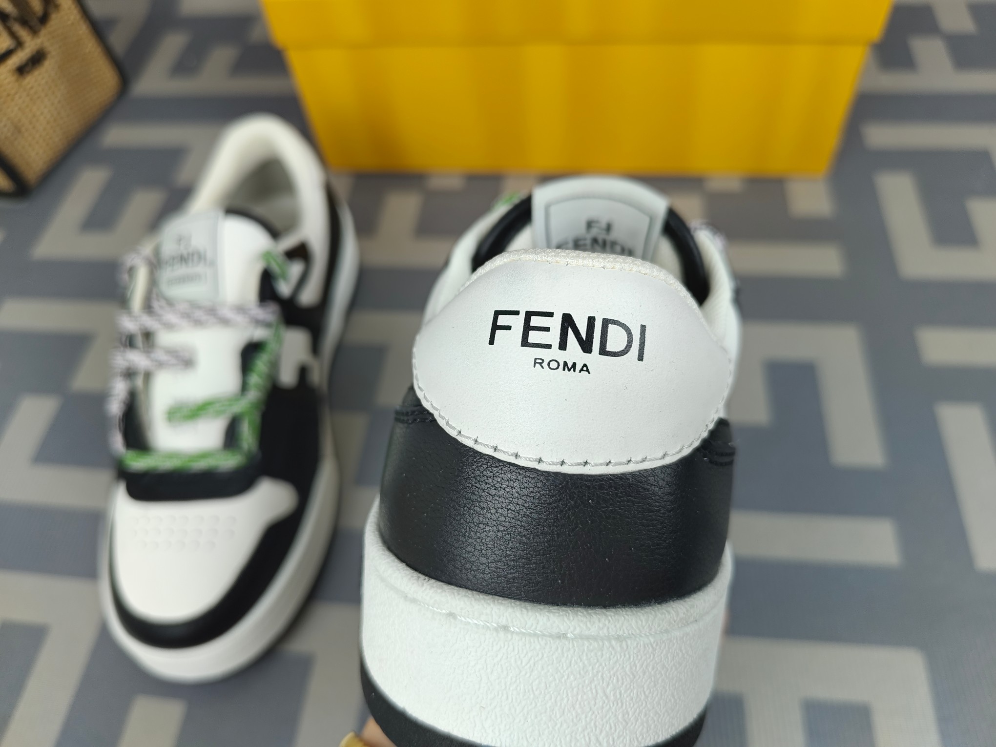 Fendi Style Leather Men's Shoes style reference detail image 7 from source 781874