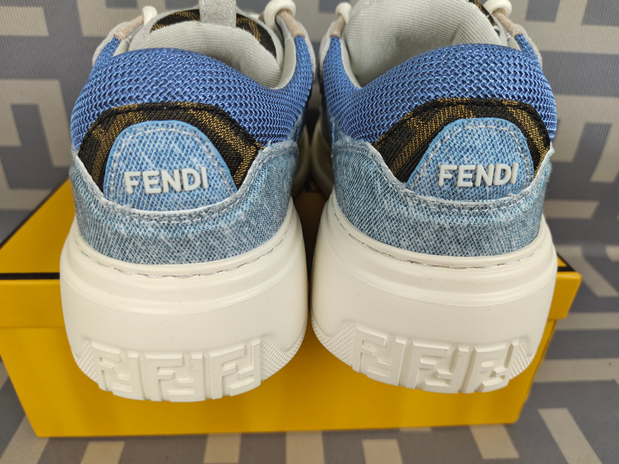 Fendi Style Leather Men's Shoes style reference detail image 6 from source 781875