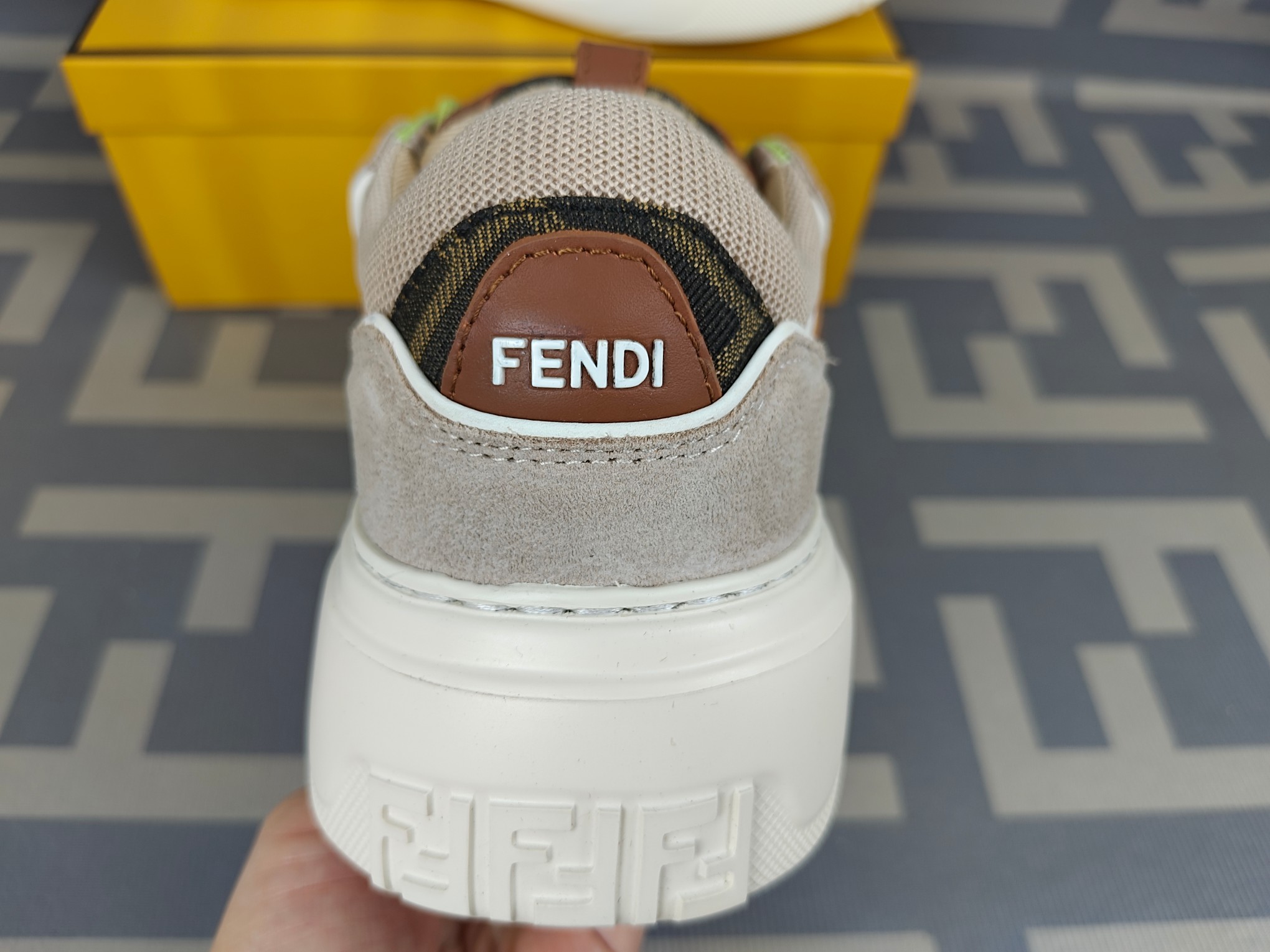 Fendi Style Leather Men's Shoes style reference detail image 5 from source 781876
